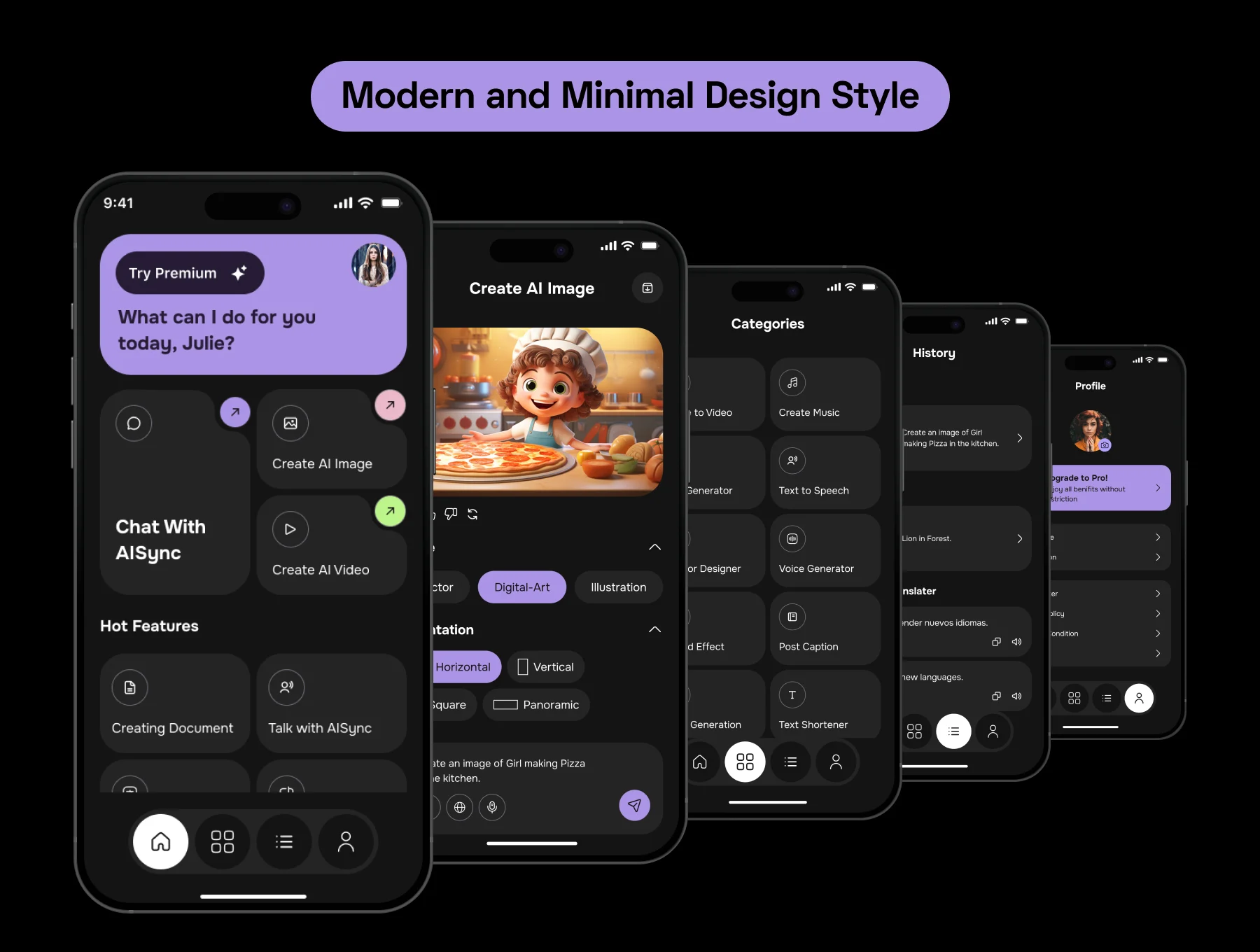 AISync App UI Kit 3