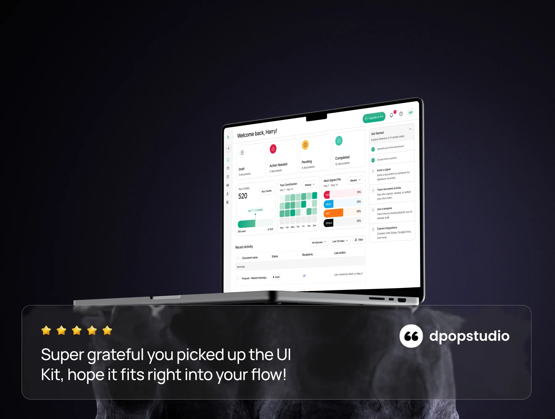 AItentico - Smart E-Signature Doc WebApp UI KIT 8