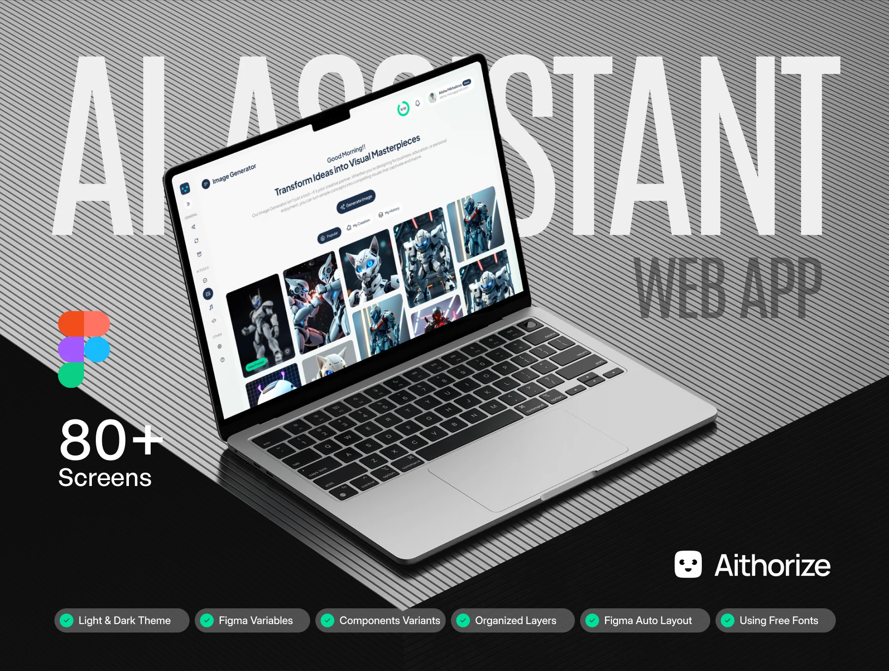 Aithorize - AI Assistant Web App UI KIT