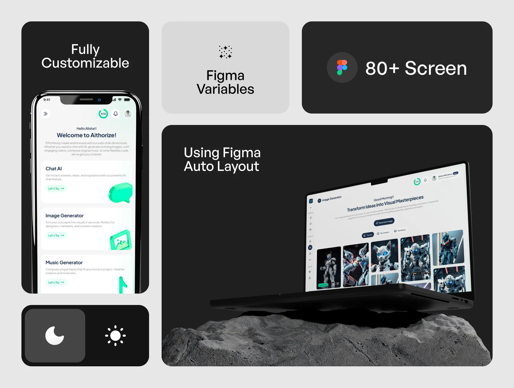 Aithorize - AI Assistant Web App UI KIT 2