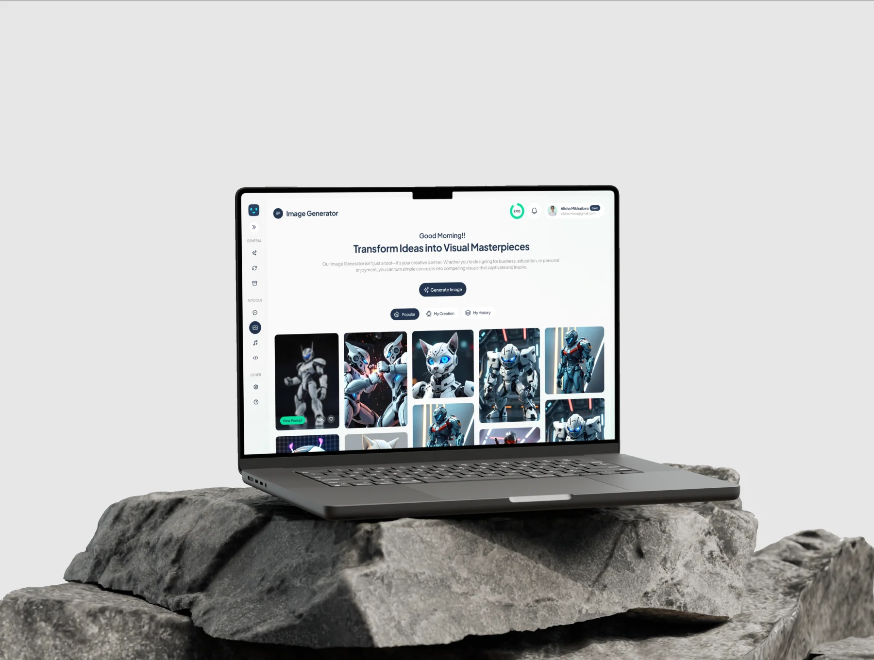 Aithorize - AI Assistant Web App UI KIT 7