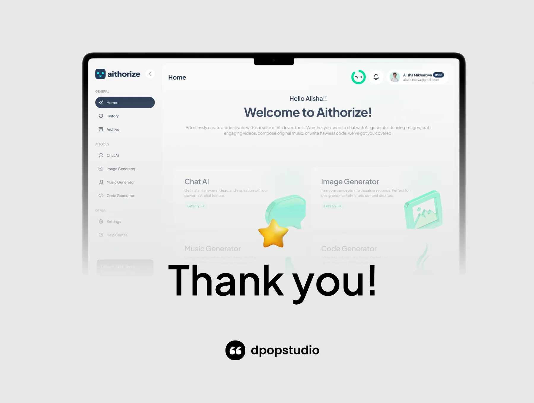 Aithorize - AI Assistant Web App UI KIT 8
