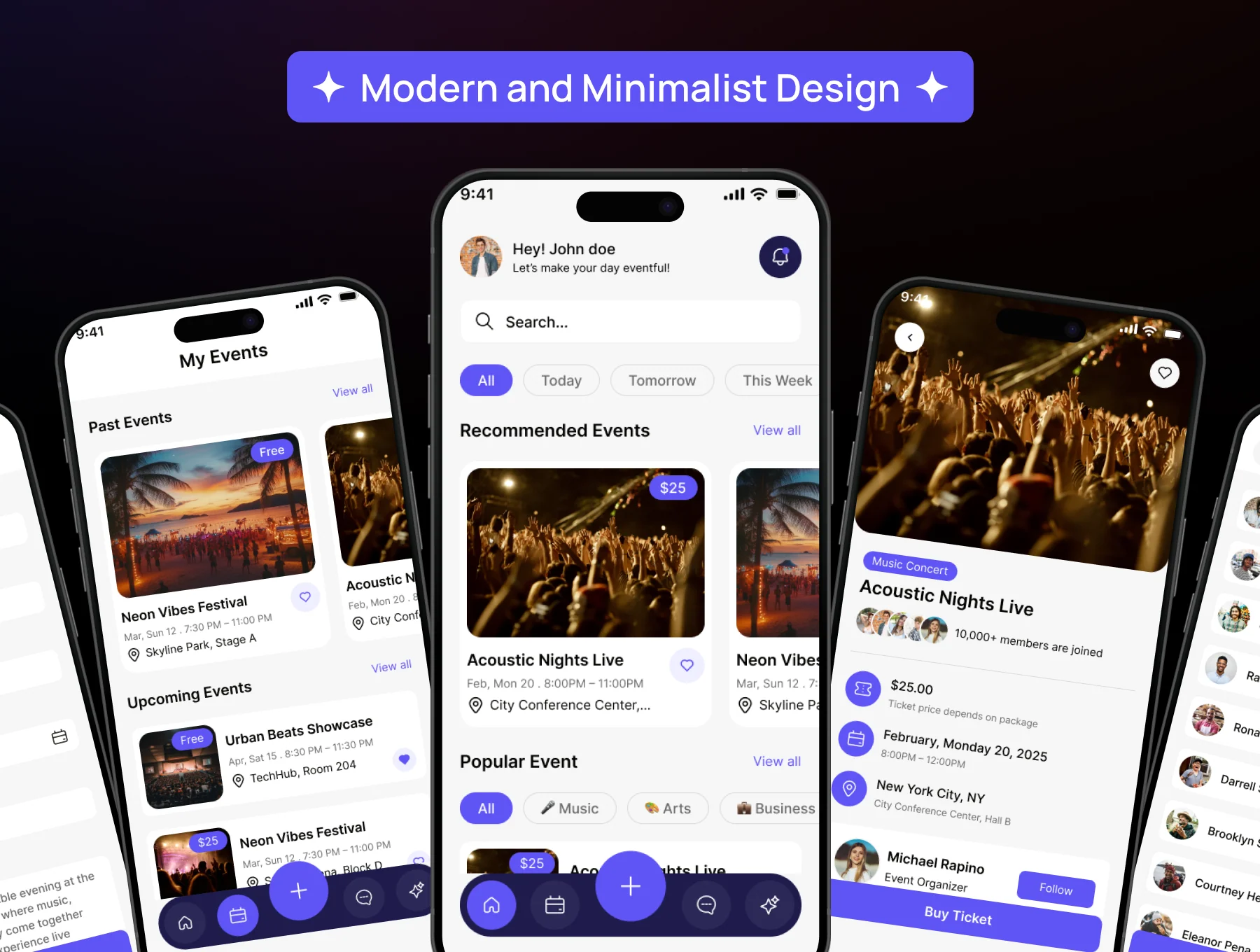 Aivent Mobile App UI Kit 4