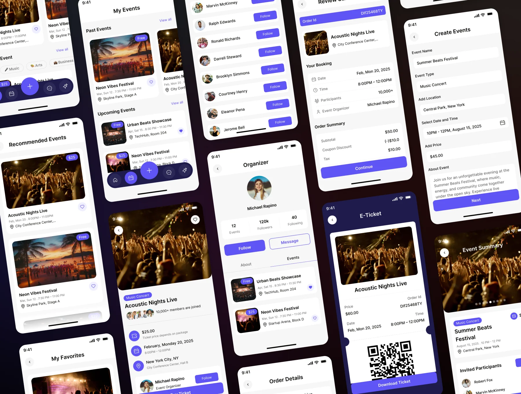 Aivent Mobile App UI Kit 5
