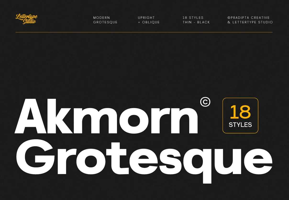 Akmorn Grotesque