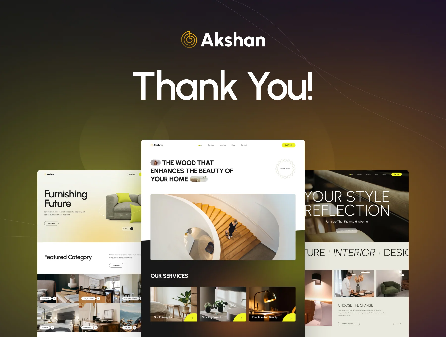 Akshan - Furniture E-Commerce UI Kit 6