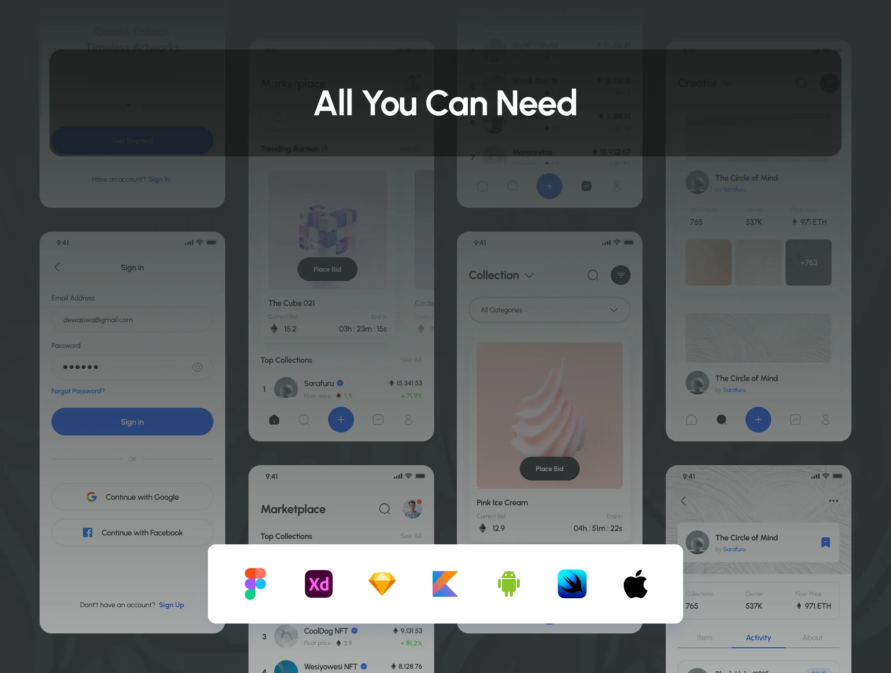 Aksty. - NFT Marketplace UI Kit + App 2