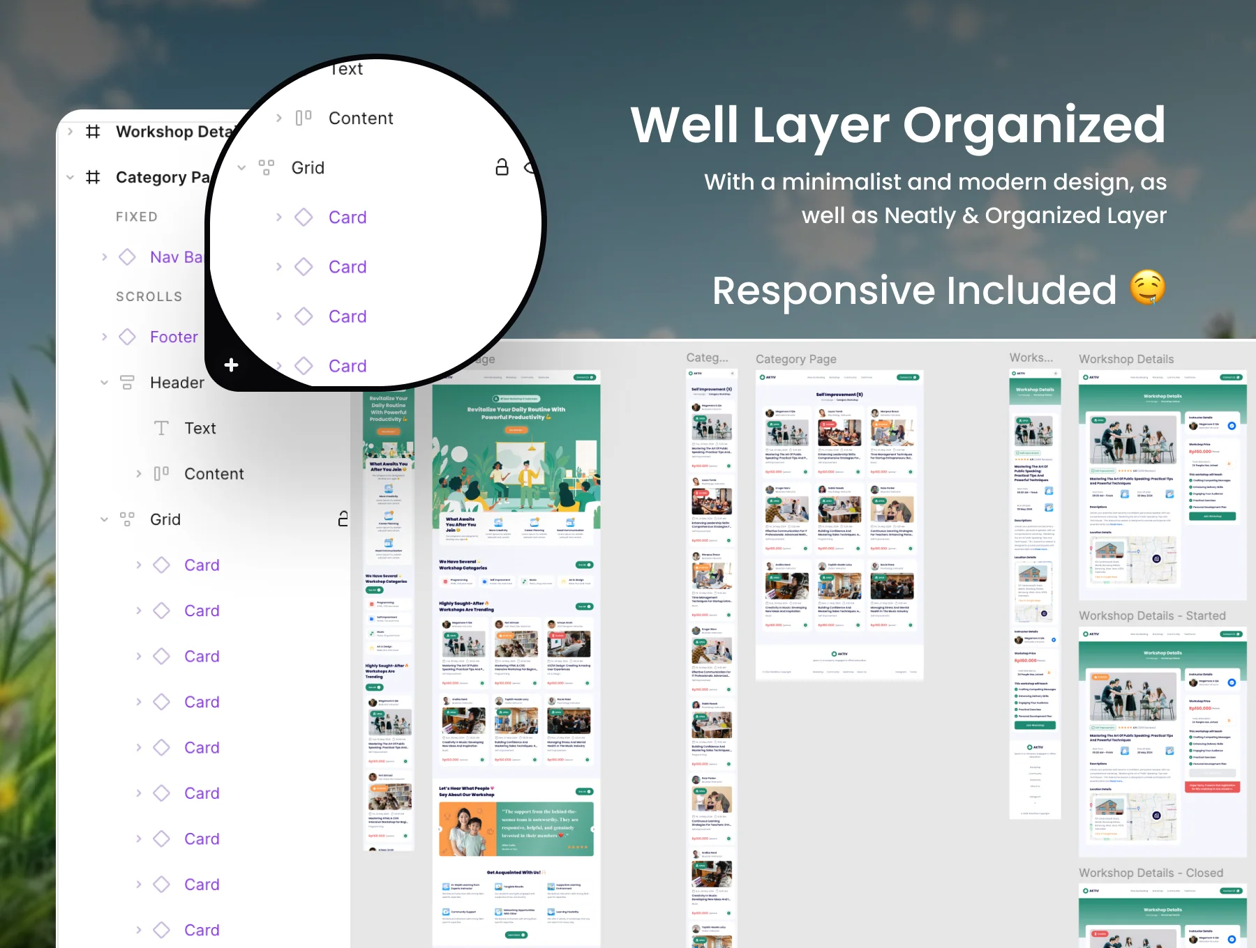 Aktiv - Workshop Finder Website Design 4