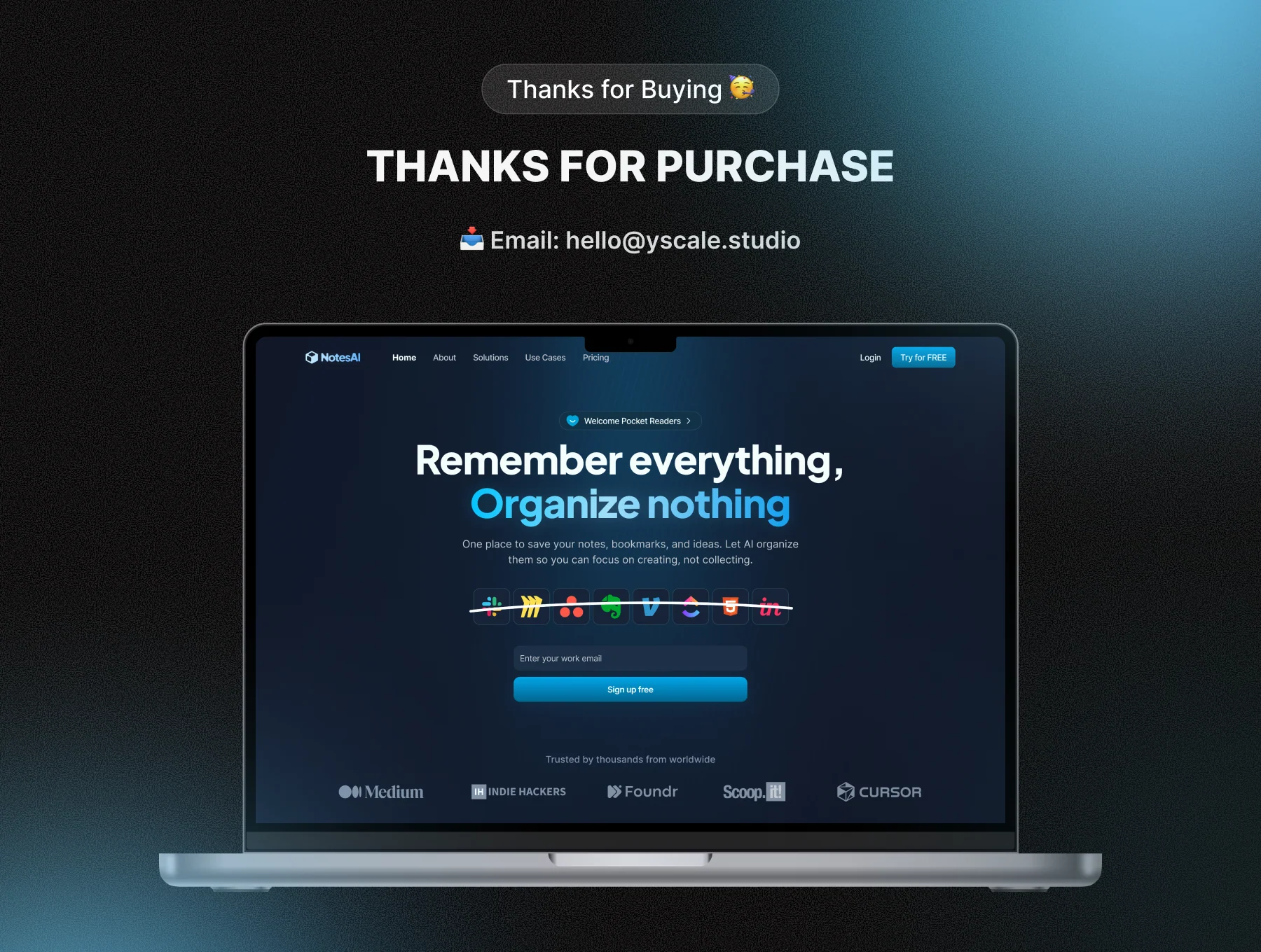 Al-Powered Note Taker Landing Page - NotesAI 6