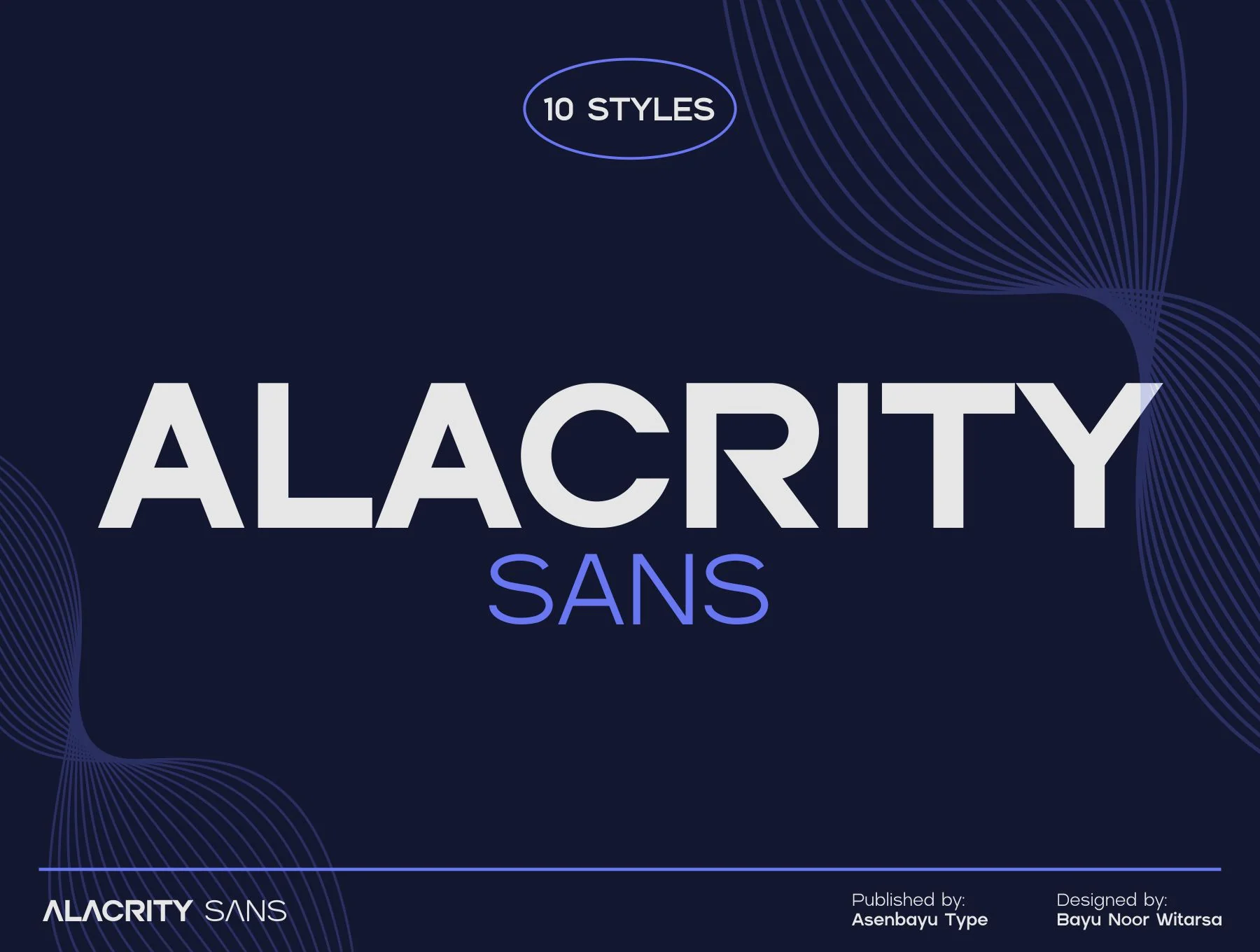 Alacrity Sans Fonts Family