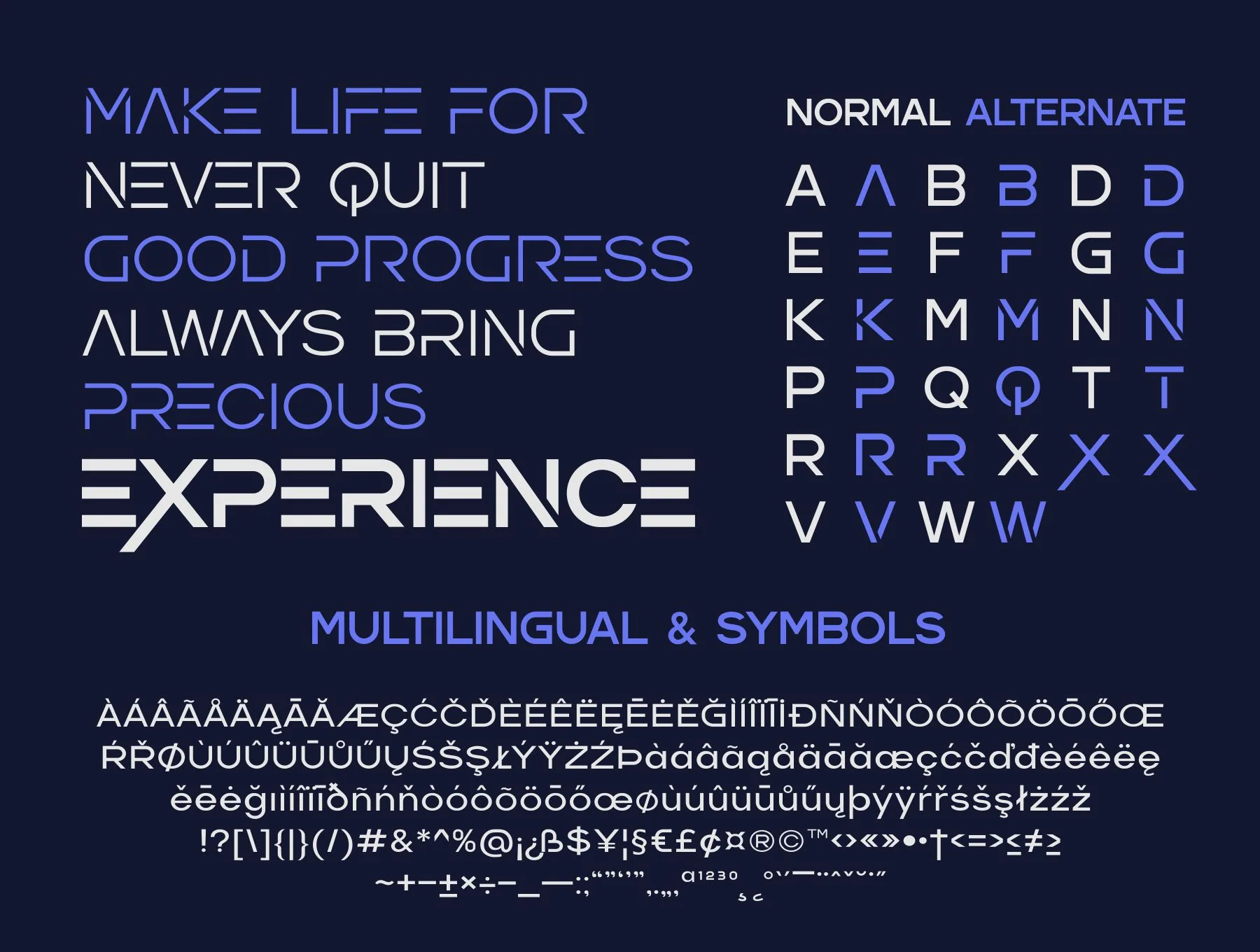 Alacrity Sans Fonts Family 8