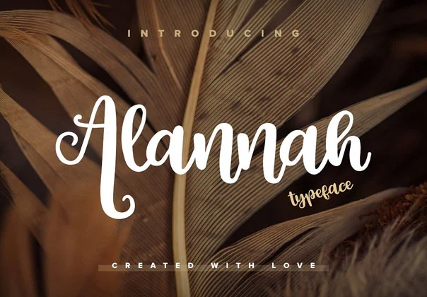 Alannah Script Font