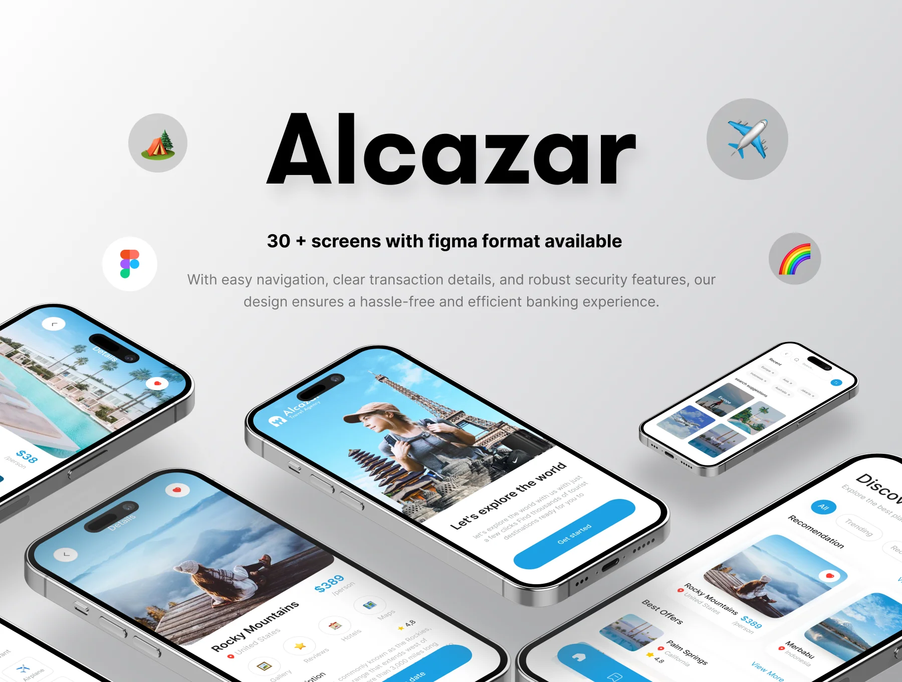 Alcazar - Travel Ui kit Mobile