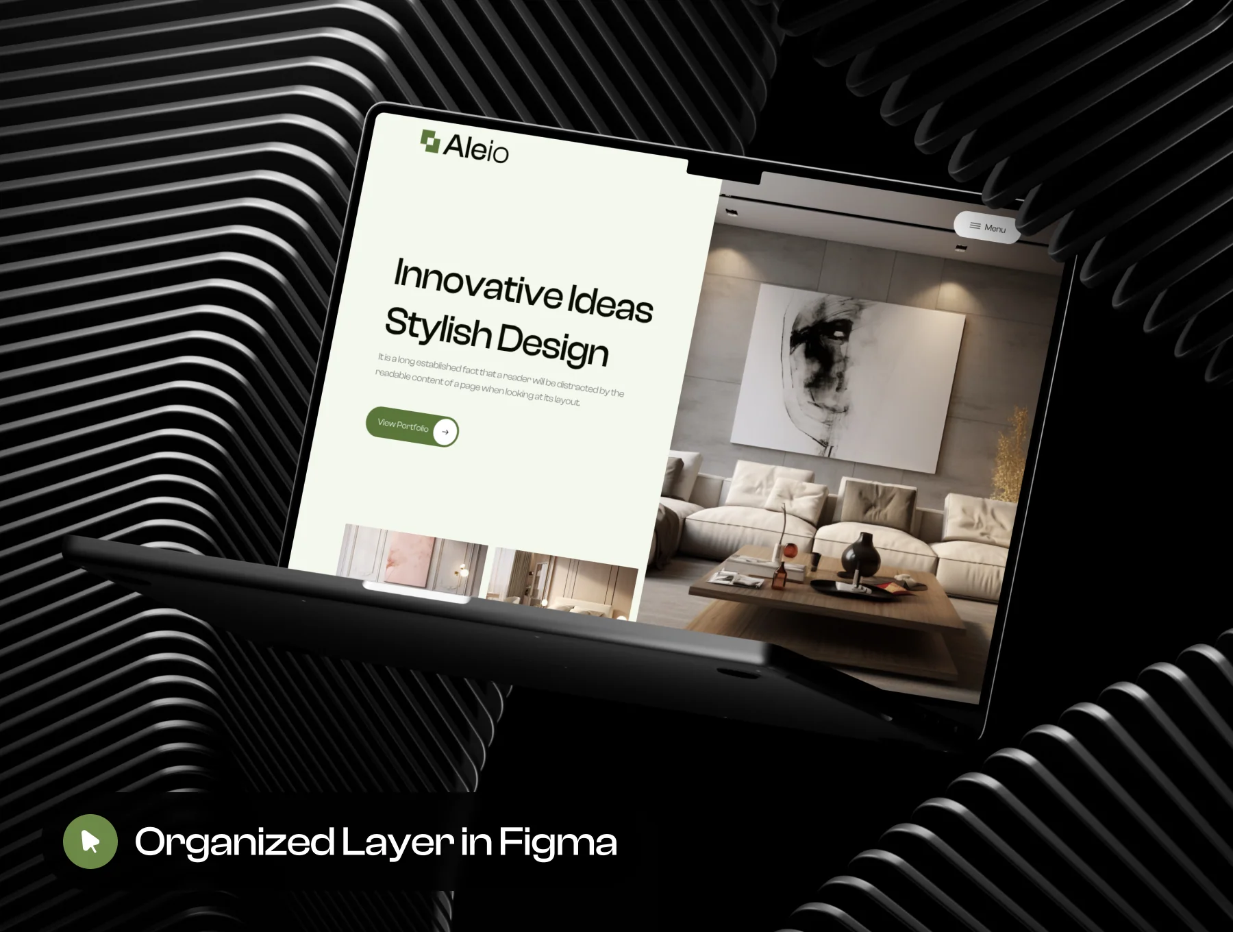 Aleio - Interior Design Website UI Kit 5