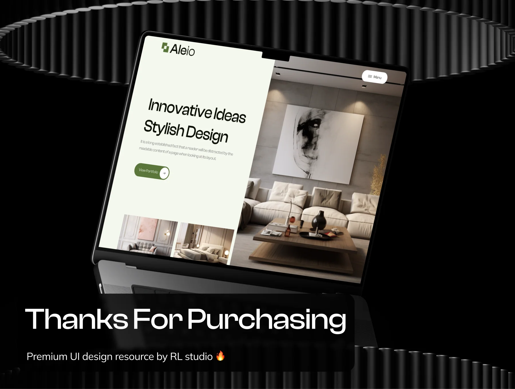 Aleio - Interior Design Website UI Kit 8