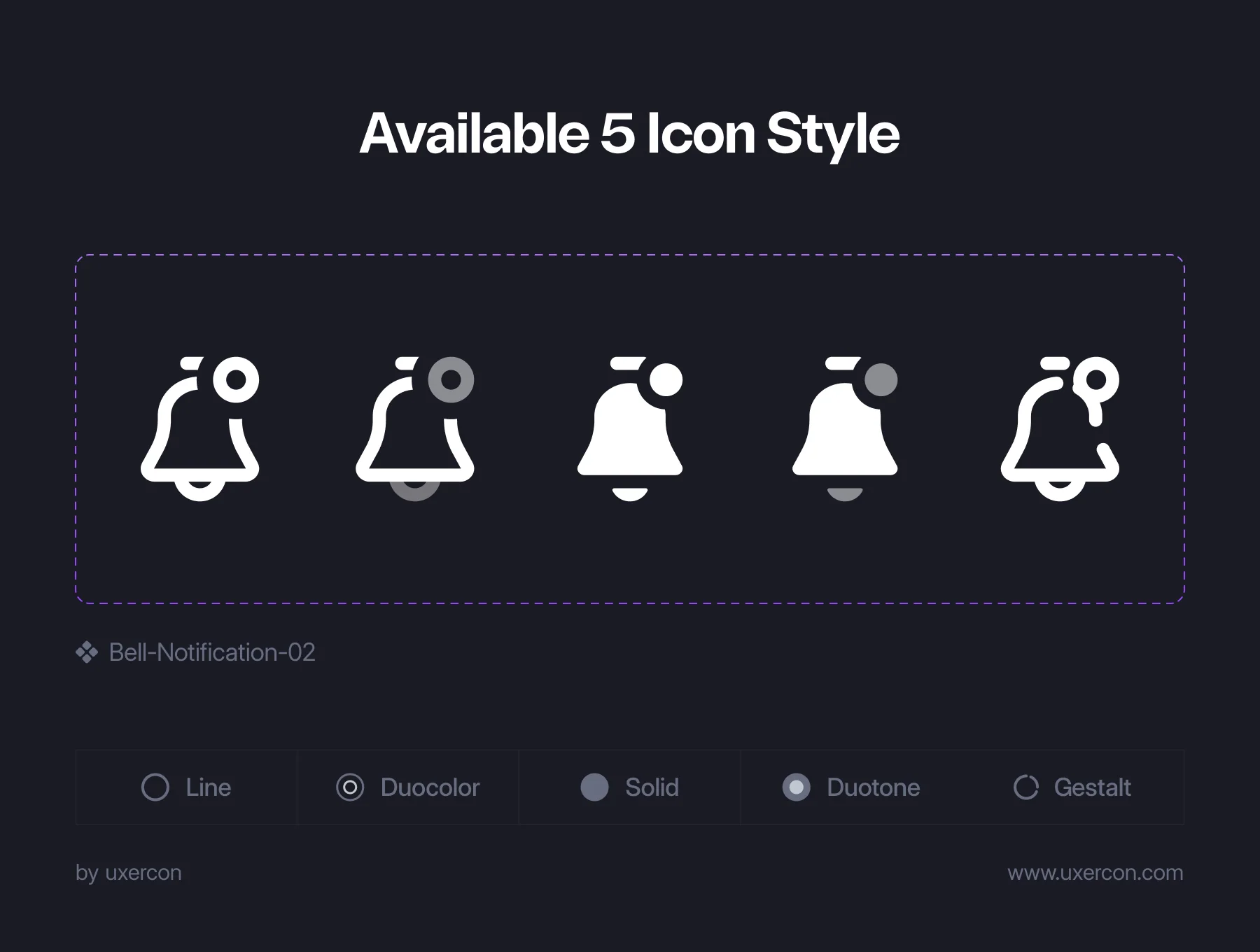 Alert, Spinner & Toggle - Uxercon Icon Pack 4