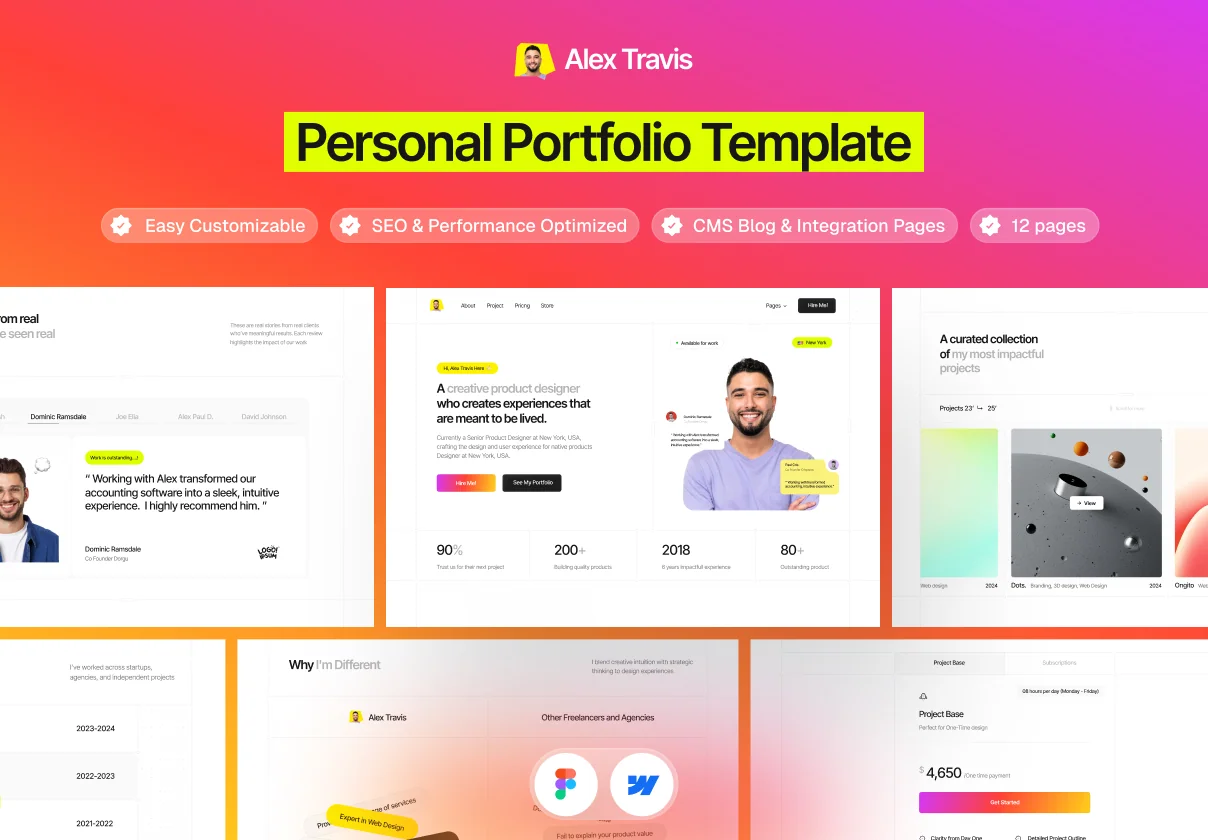 Alex Travis - Personal Portfolio Website