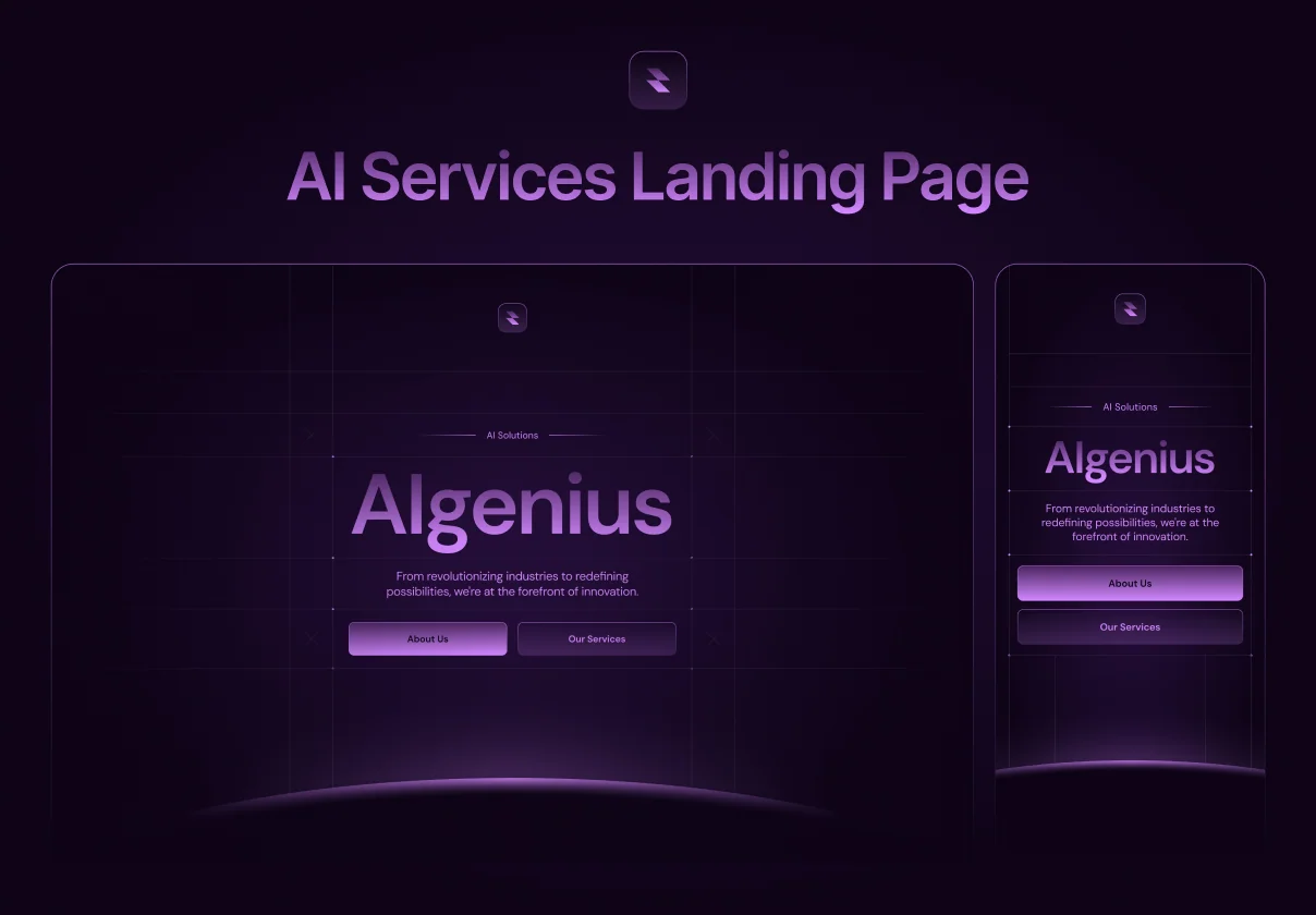 Algenius — AI Services Website
