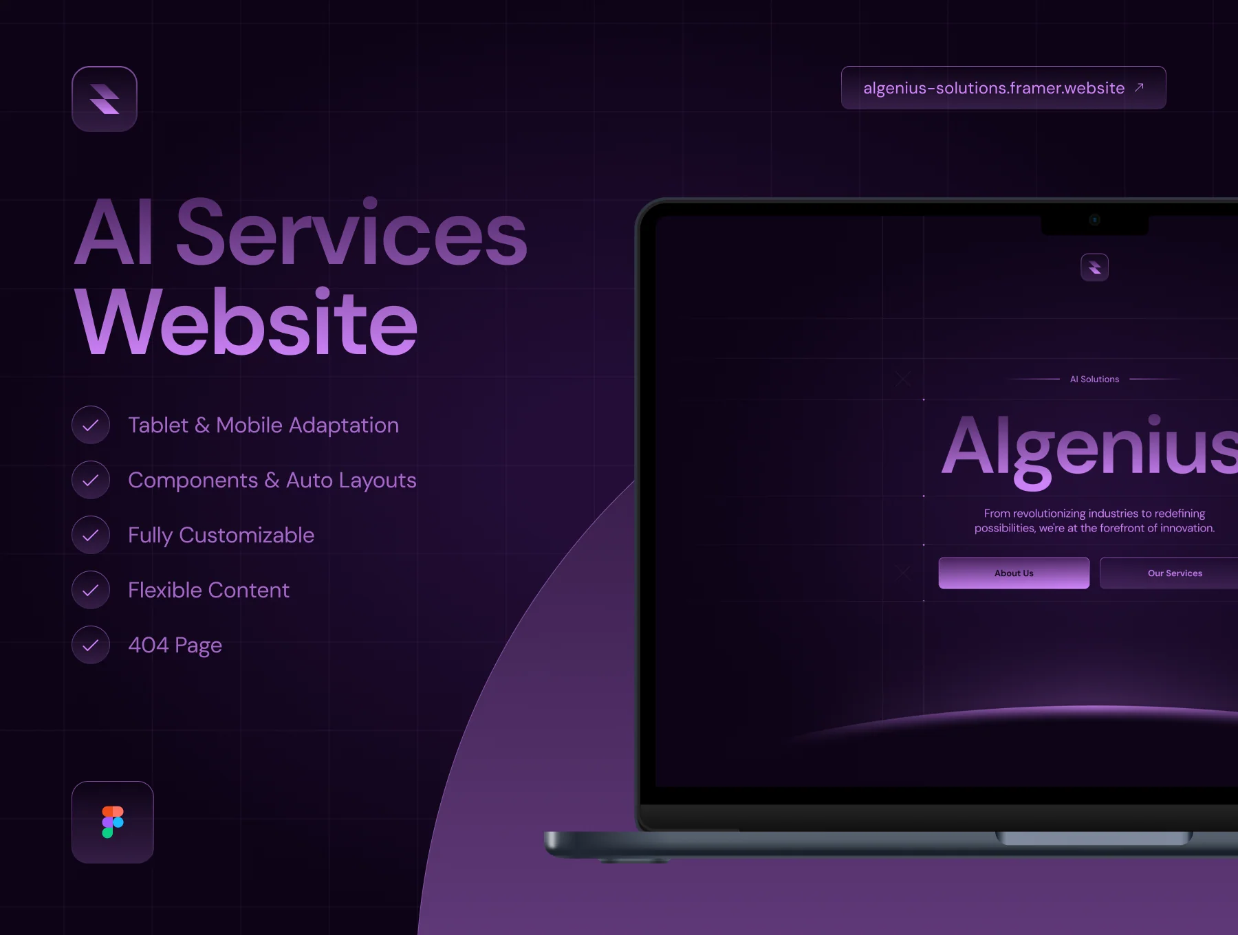 Algenius — AI Services Website