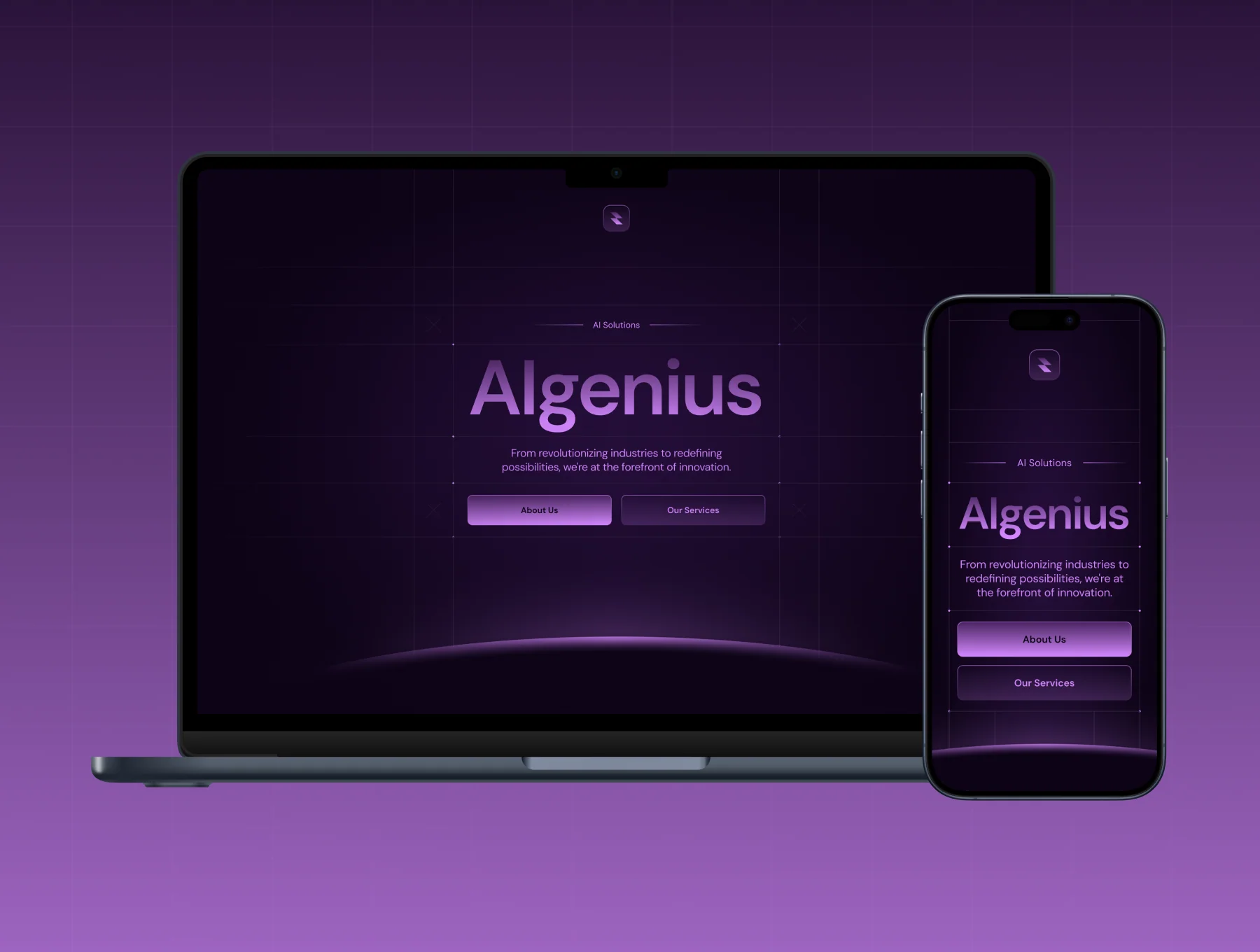 Algenius — AI Services Website 6