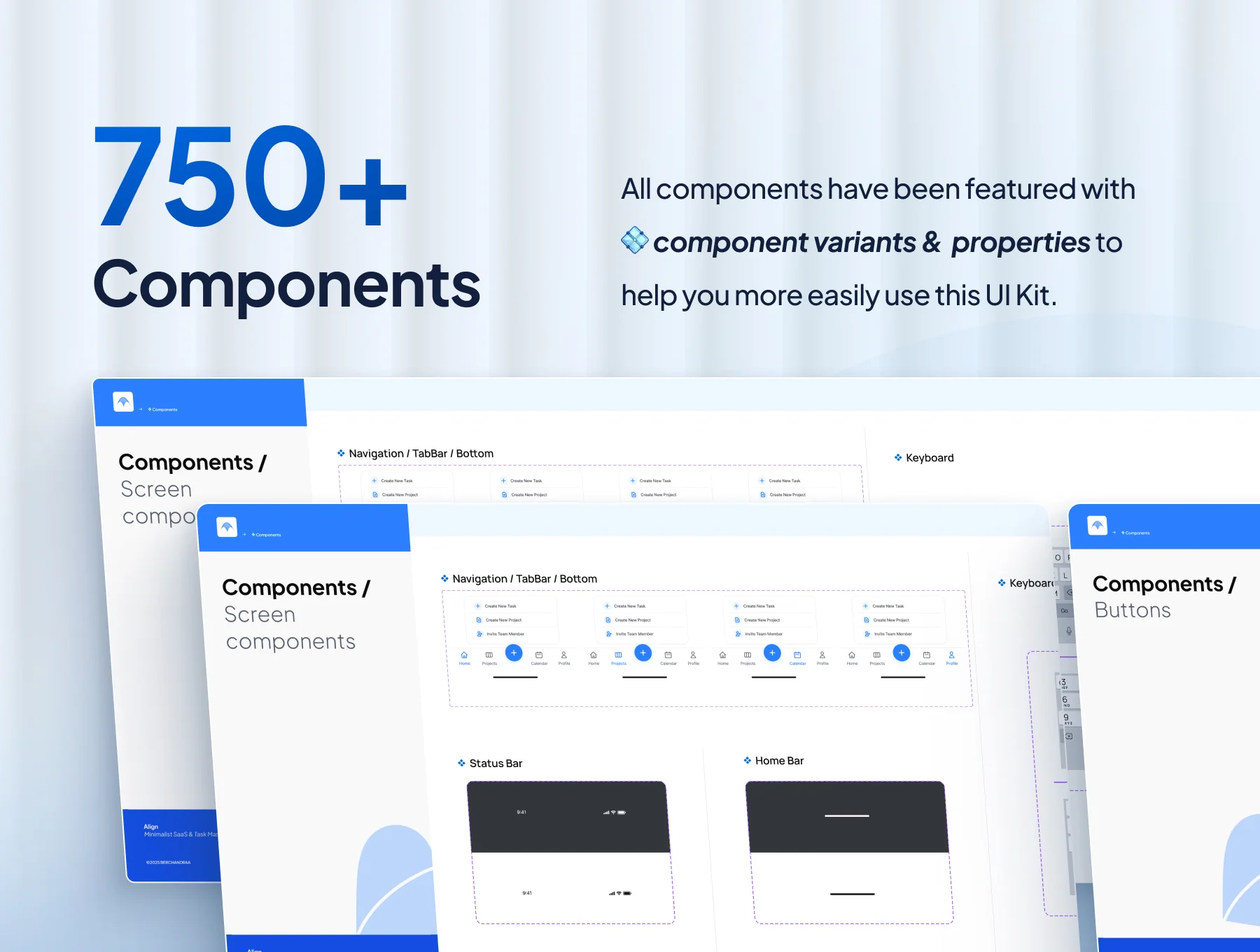 Align - Minimalist SaaS & Task Management UI Kit 4