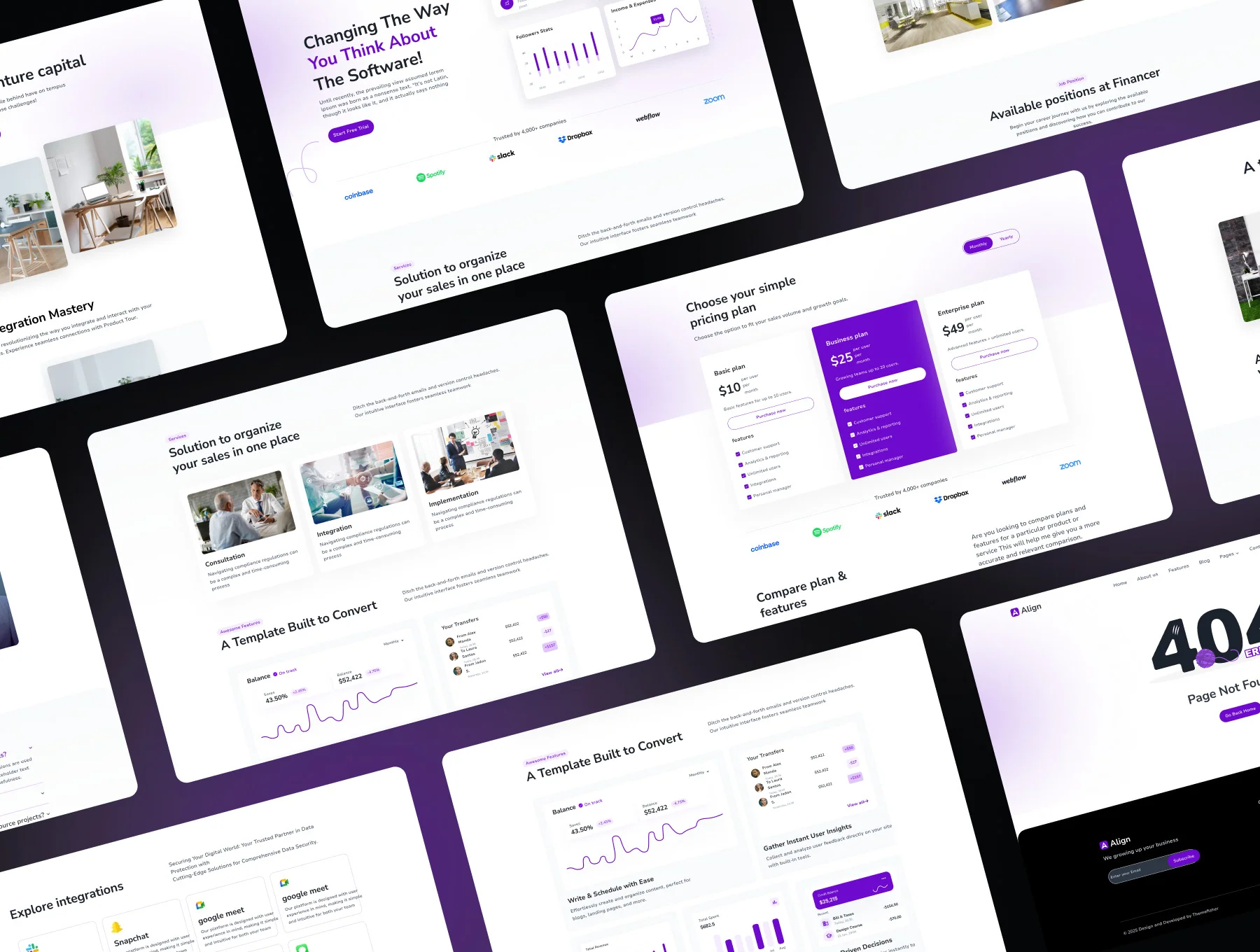 Align - SaaS Website Template 6