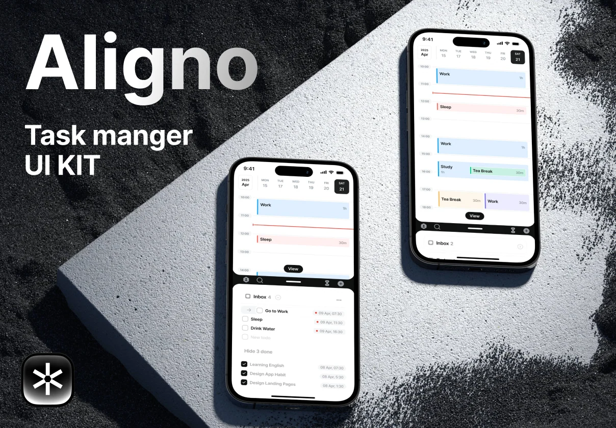Aligno - Task Manager App UI Kit