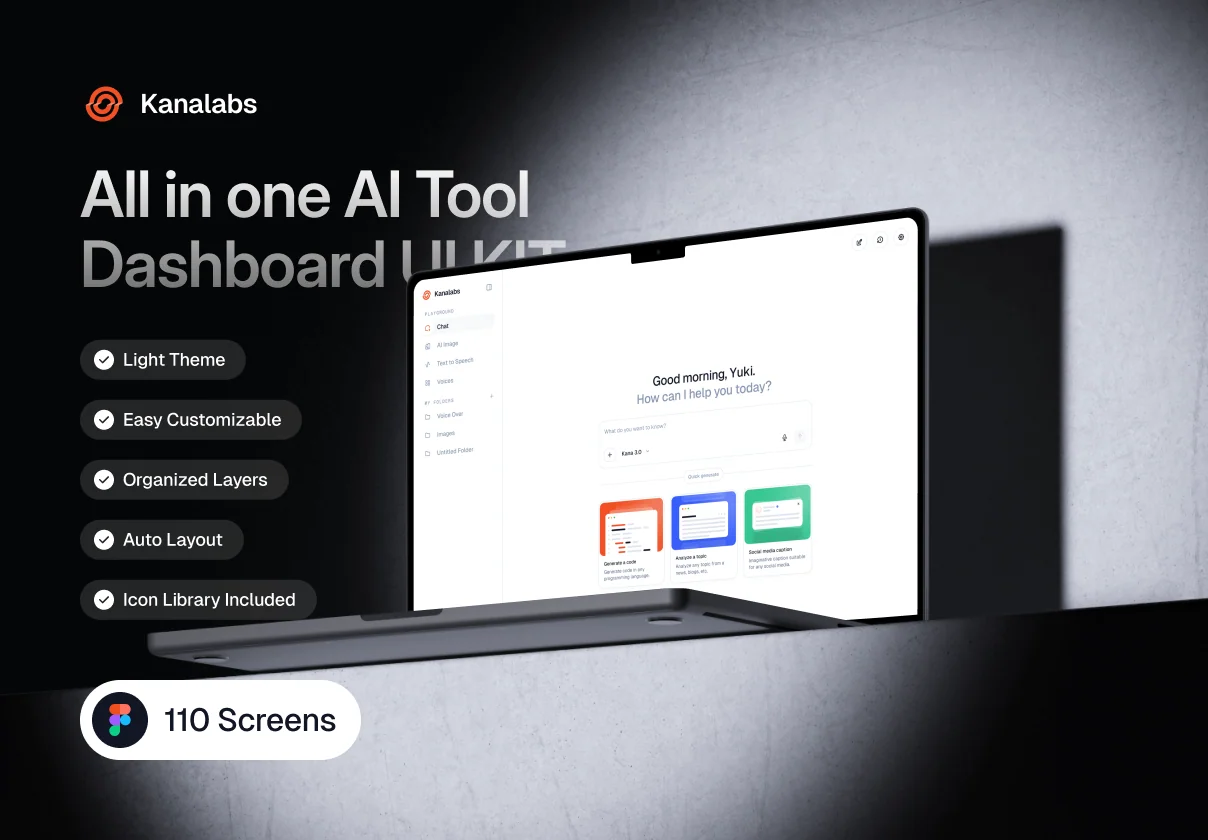 All In One AI Tool Dashboard UI KIT
