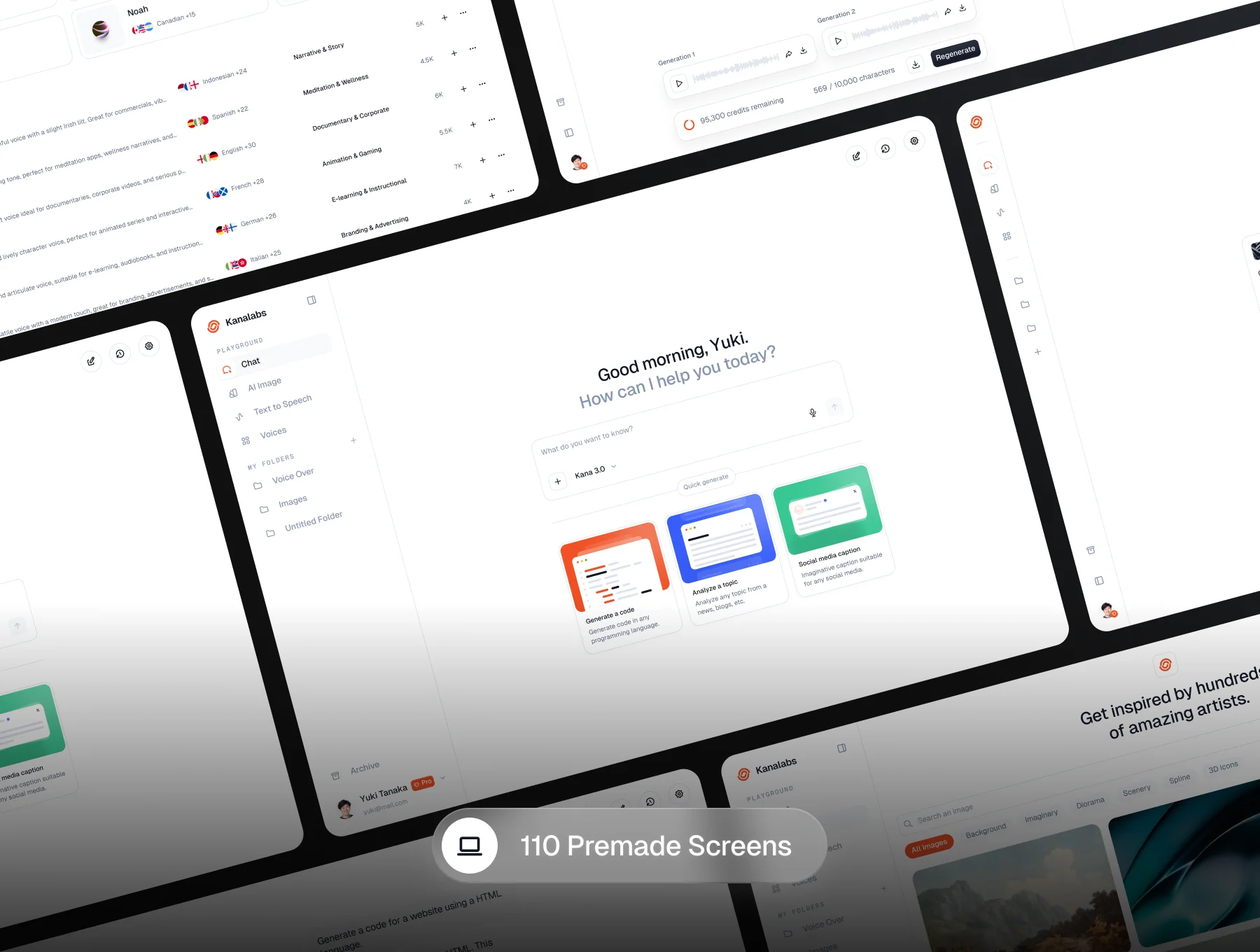 All In One AI Tool Dashboard UI KIT 4