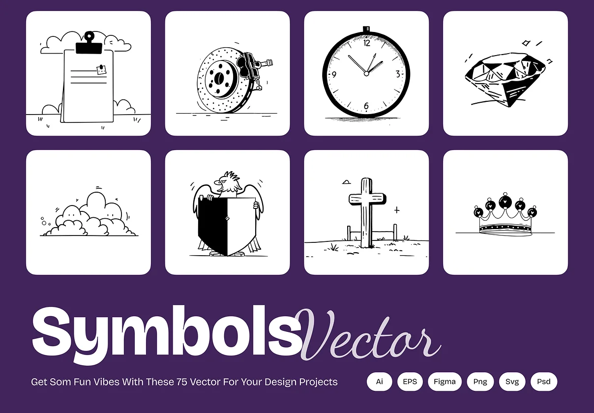 All-in-One Symbols, Crypto & Utility Icons Bundle