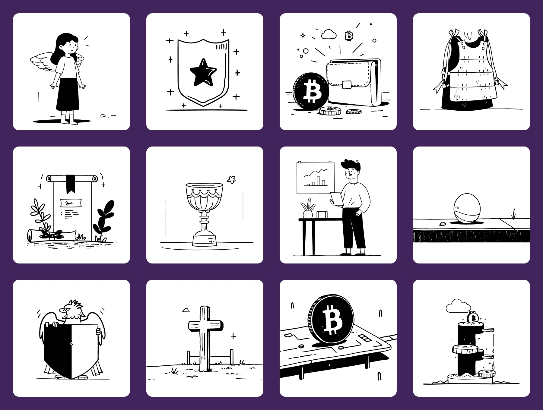 All-in-One Symbols, Crypto & Utility Icons Bundle 5