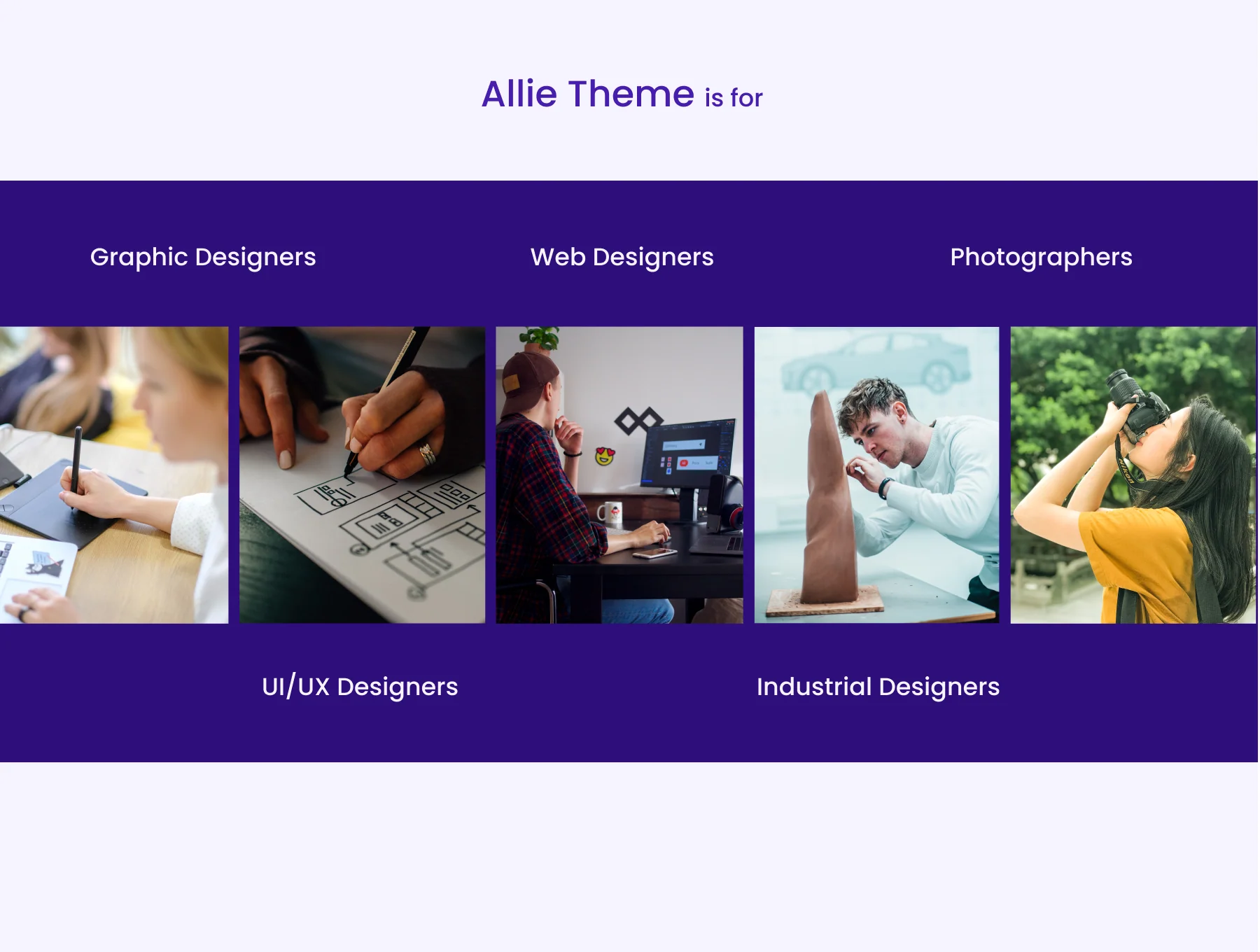 Allie - Creative Portfolio Website Figma Template 2