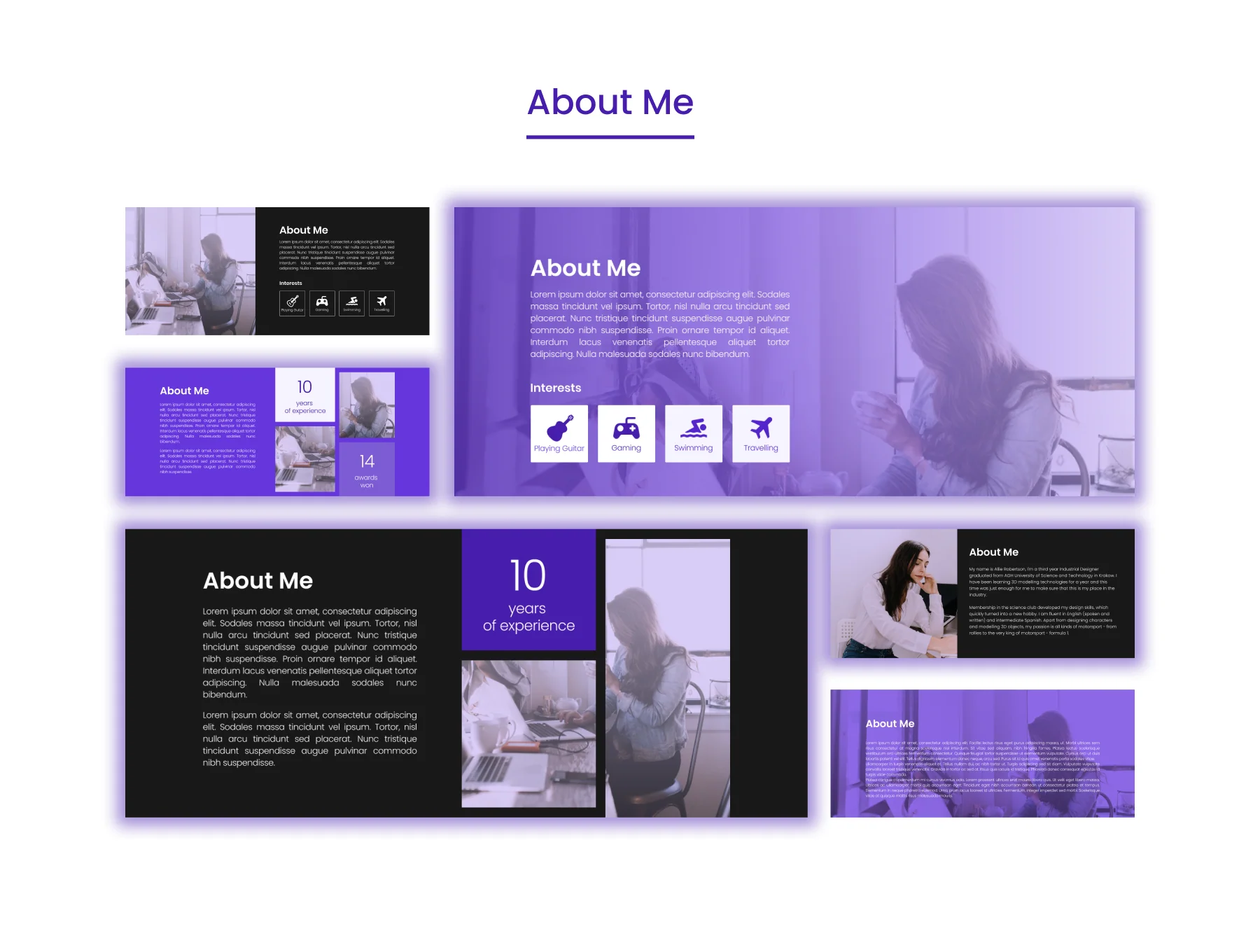 Allie - Creative Portfolio Website Figma Template 5