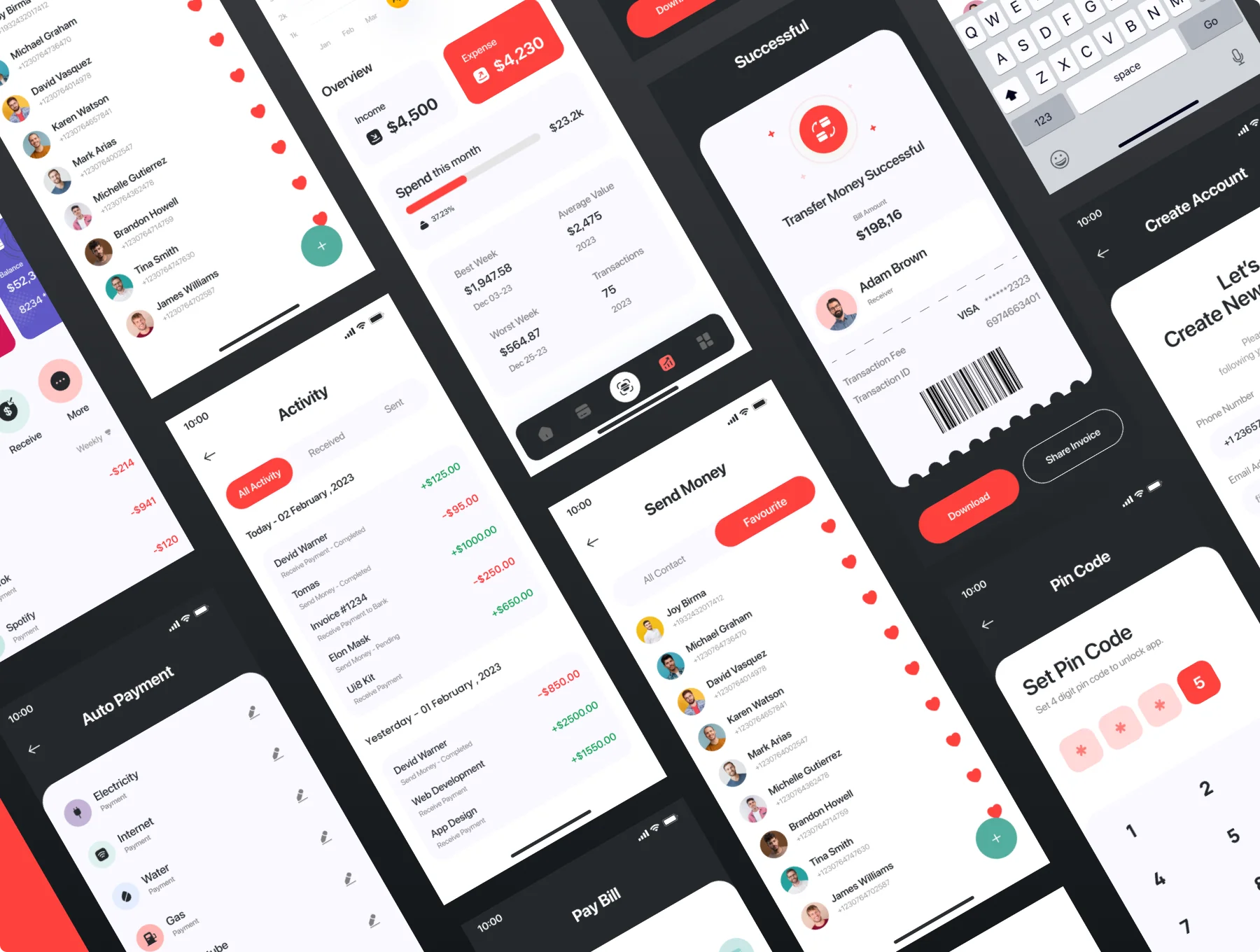 Allon Fintech  App UI Kit 2