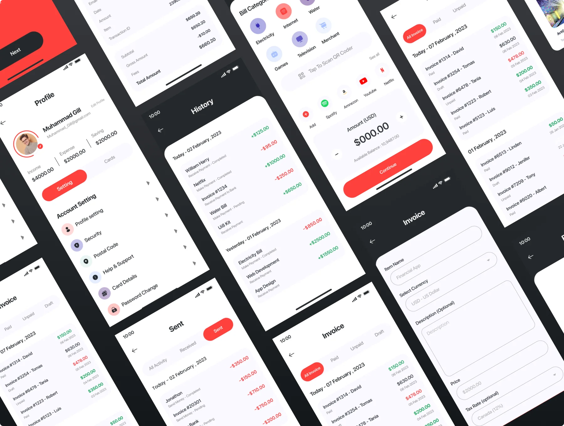 Allon Fintech  App UI Kit 4