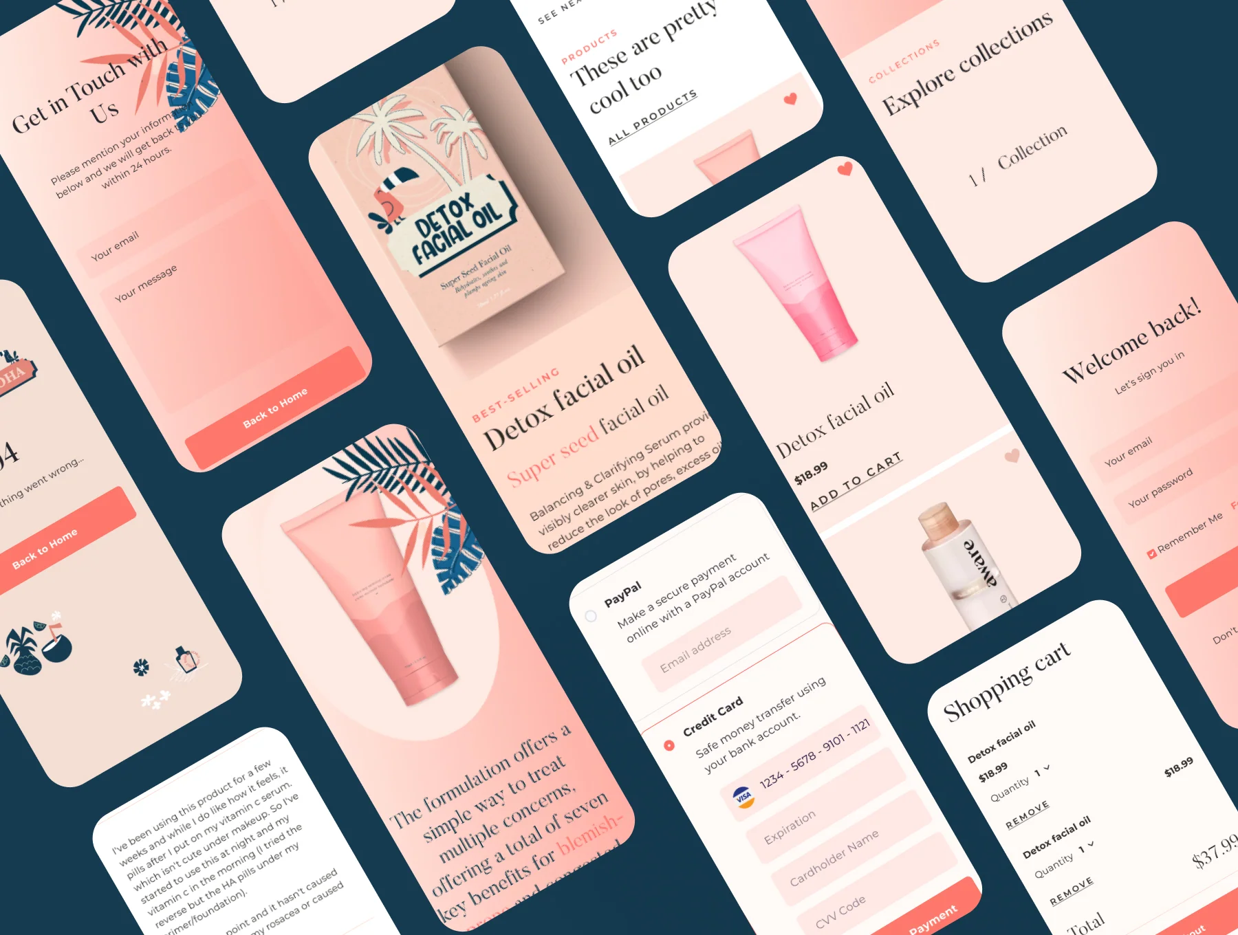 Aloha - E-commerce Beauty Website 3