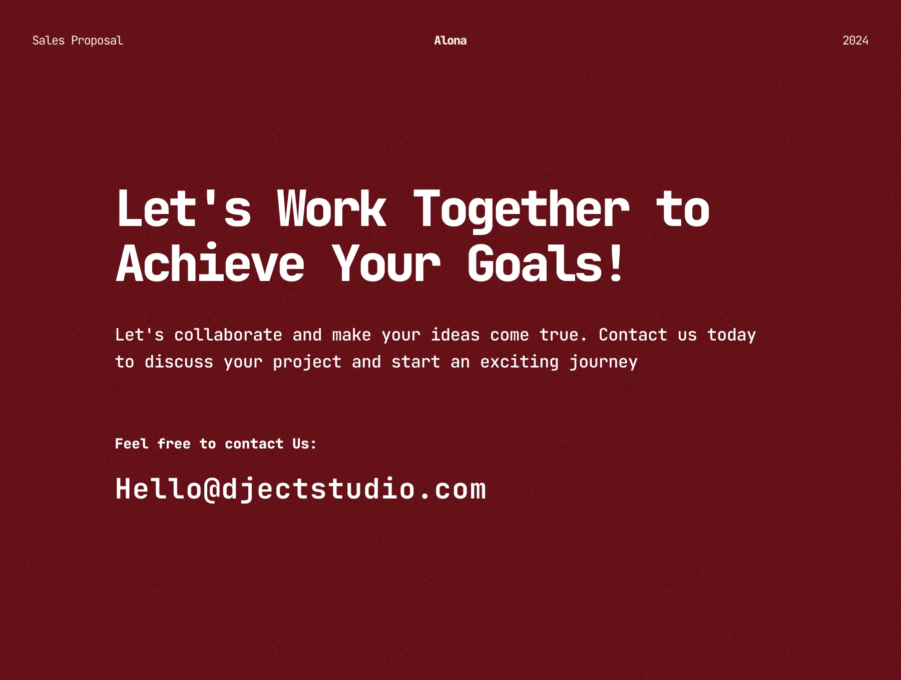 Alona - Sales Proposal 4