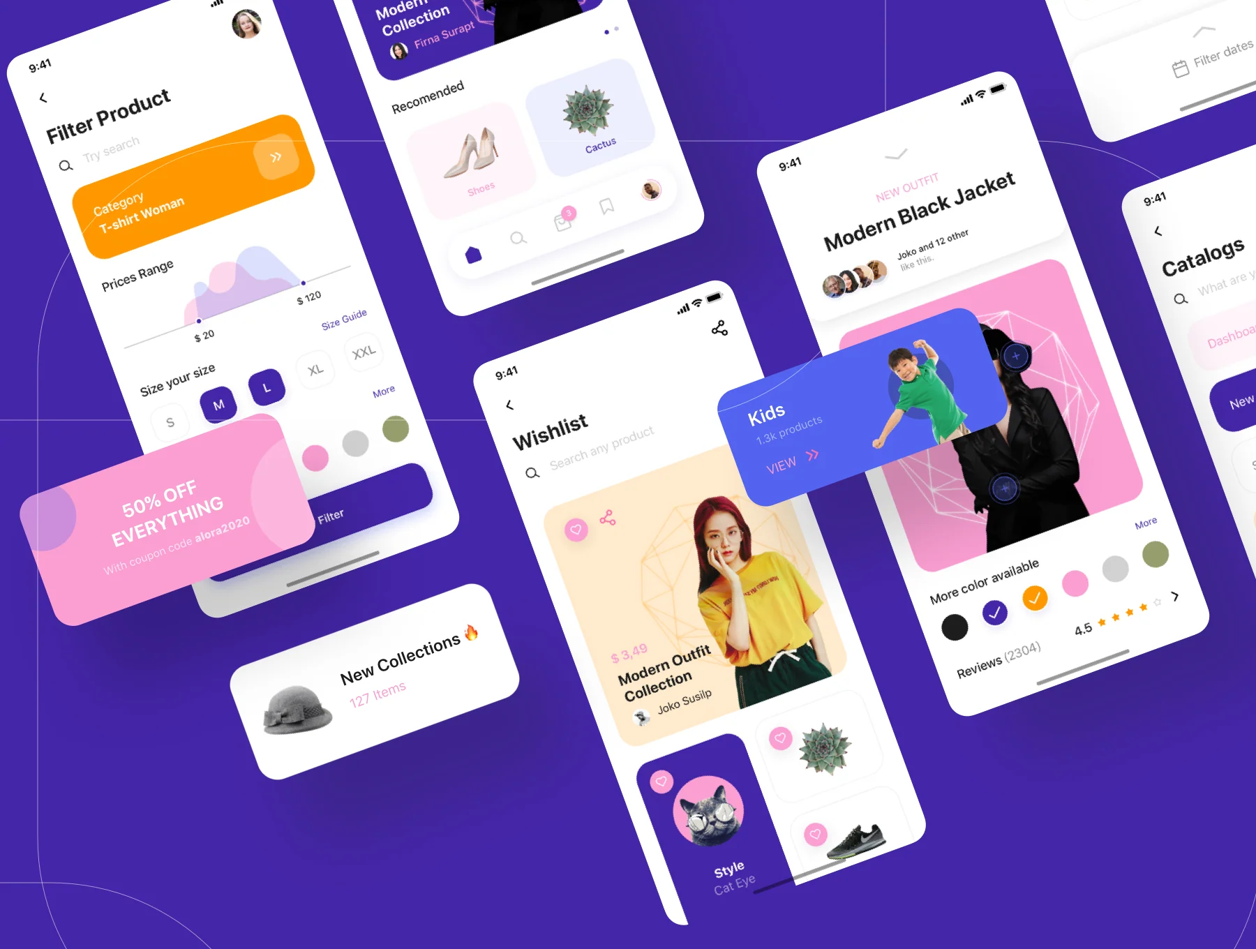 Alora Fashion Shop UI Kit 2