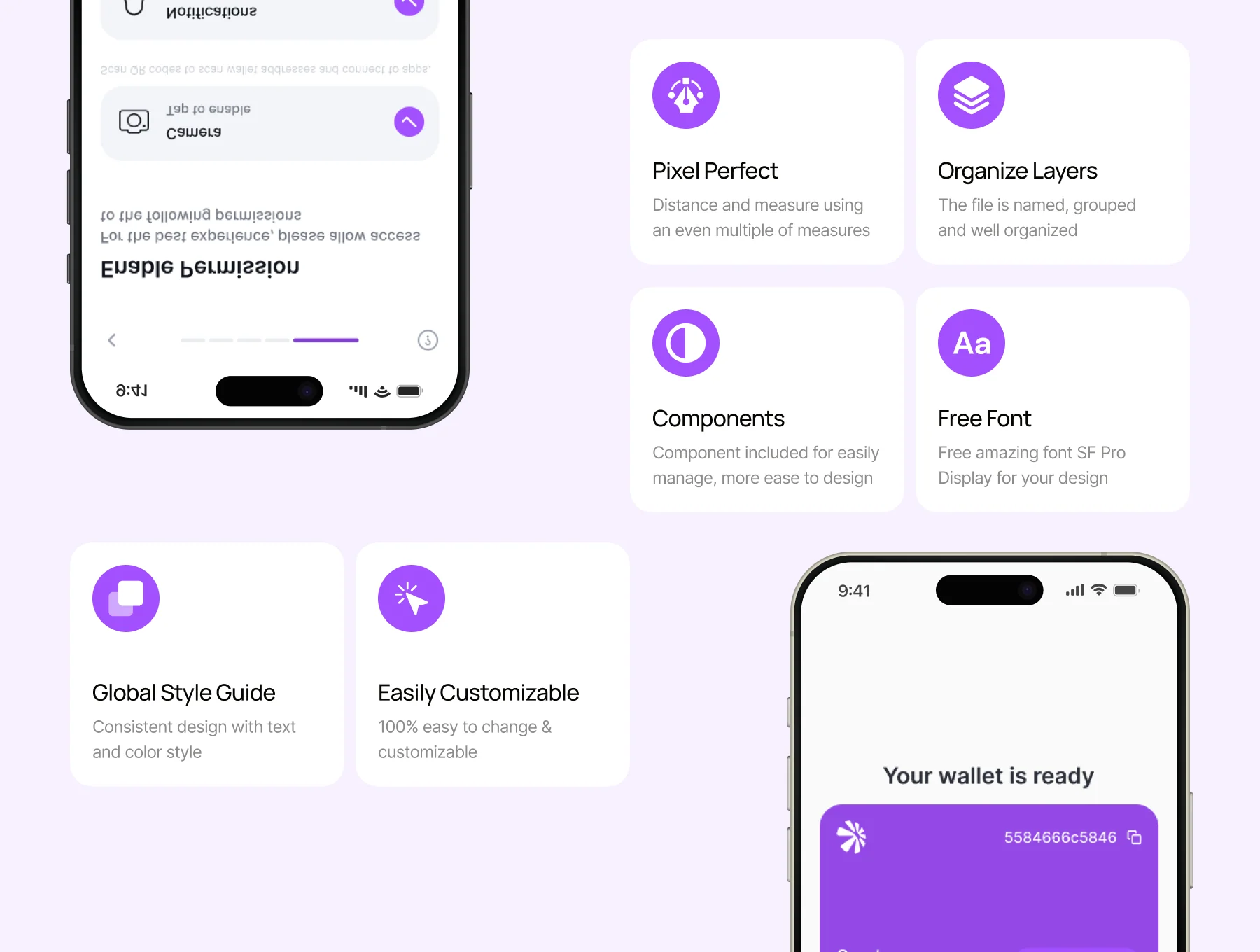 Alpha - Crypto wallet App UI Kit 2