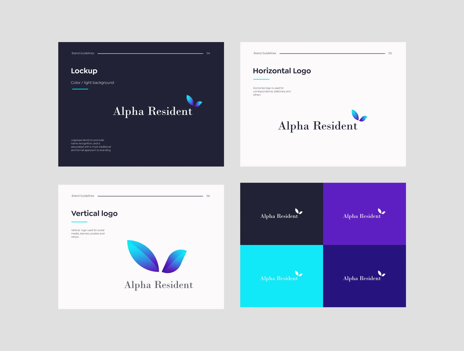 Alpha Resident - Brand Identity Guidelines 6