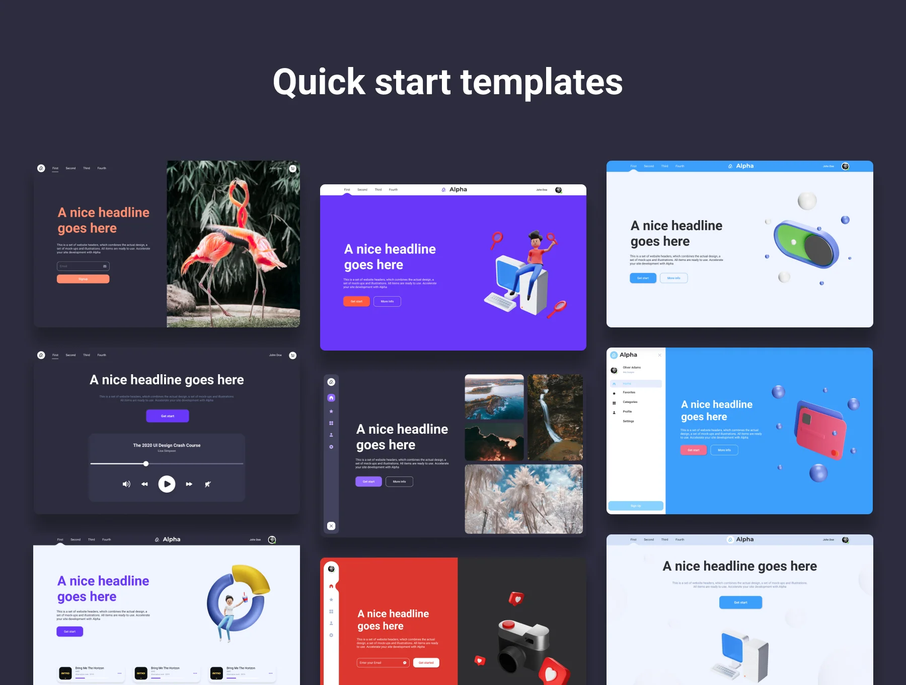 Alpha Web Design System for Figma 2