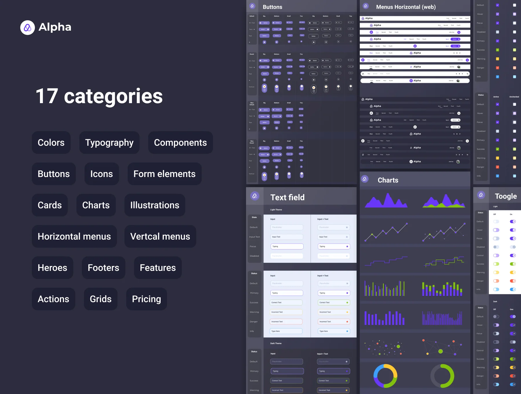 Alpha Web Design System for Figma 6