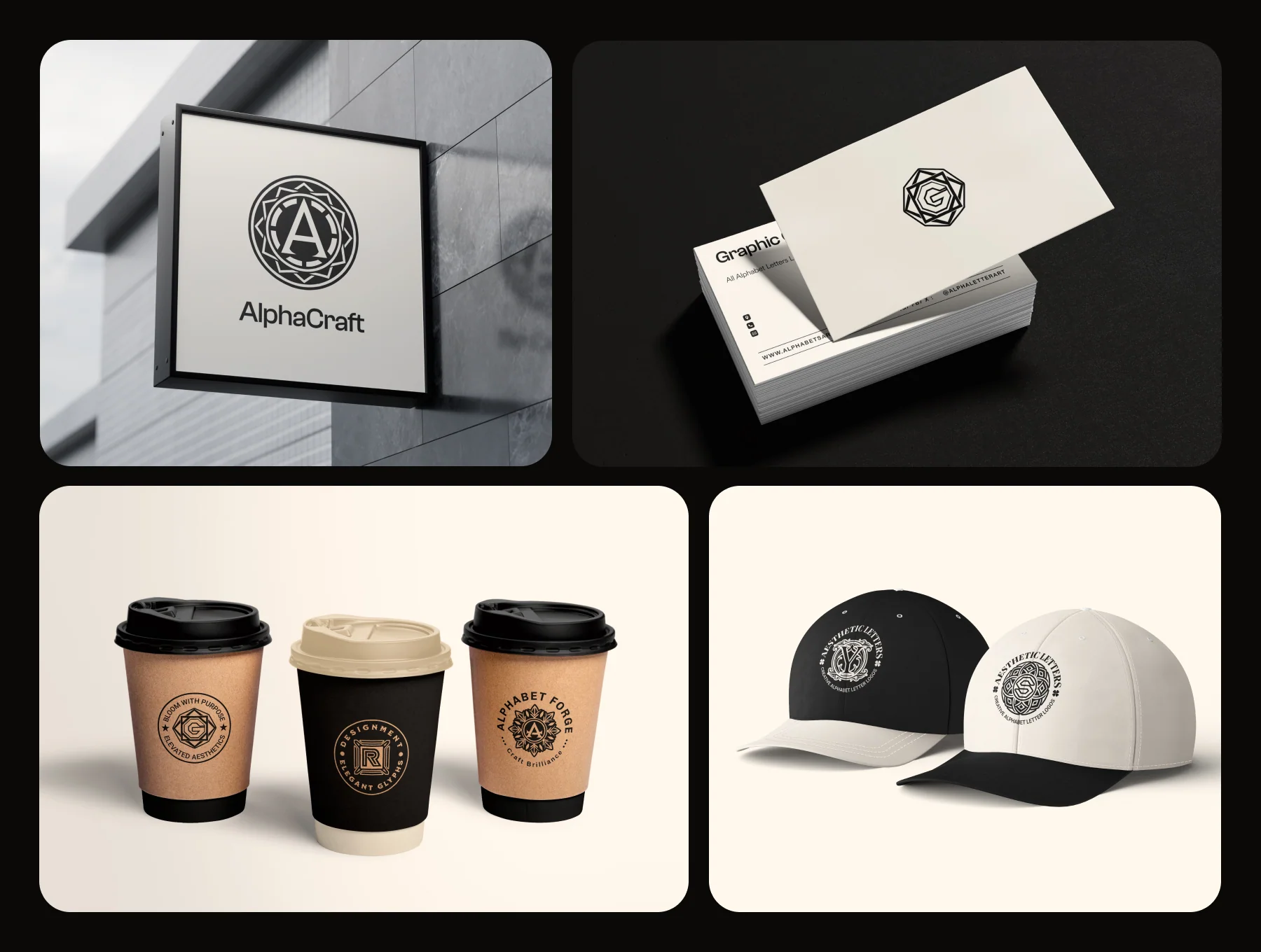 Alphabet Letters Logo Bundle 3