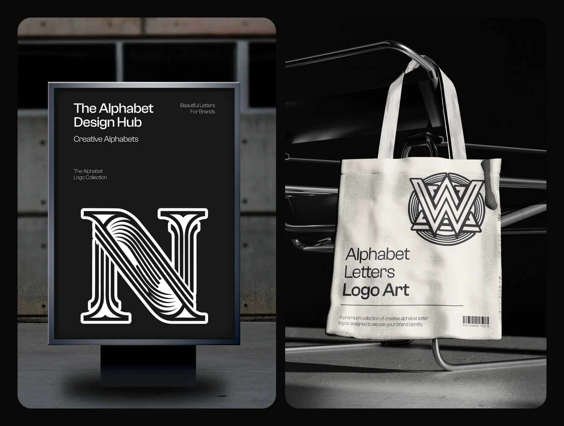 Alphabet Letters Logo Bundle 4