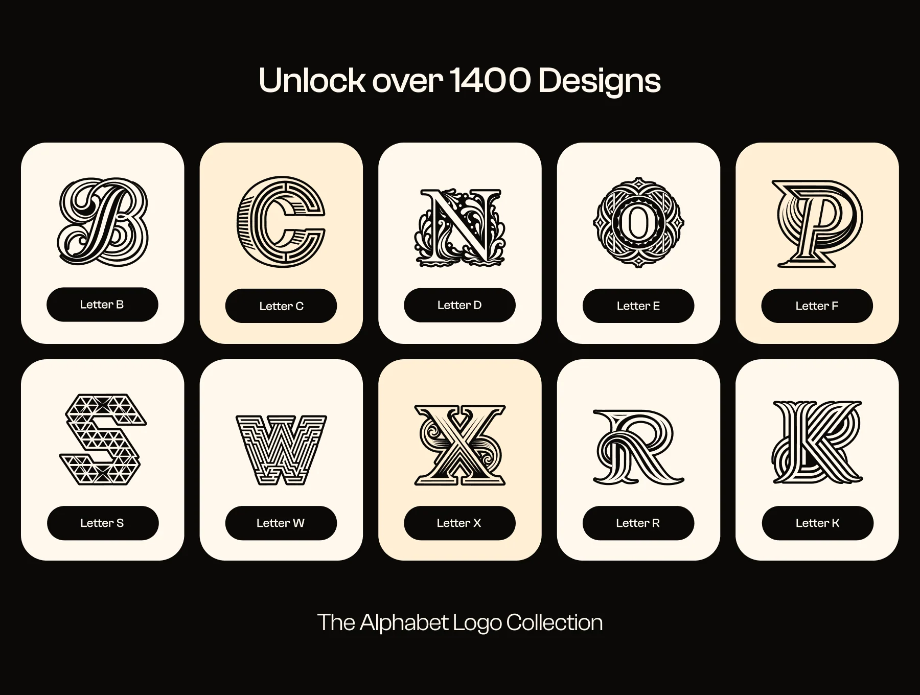 Alphabet Letters Logo Bundle 5