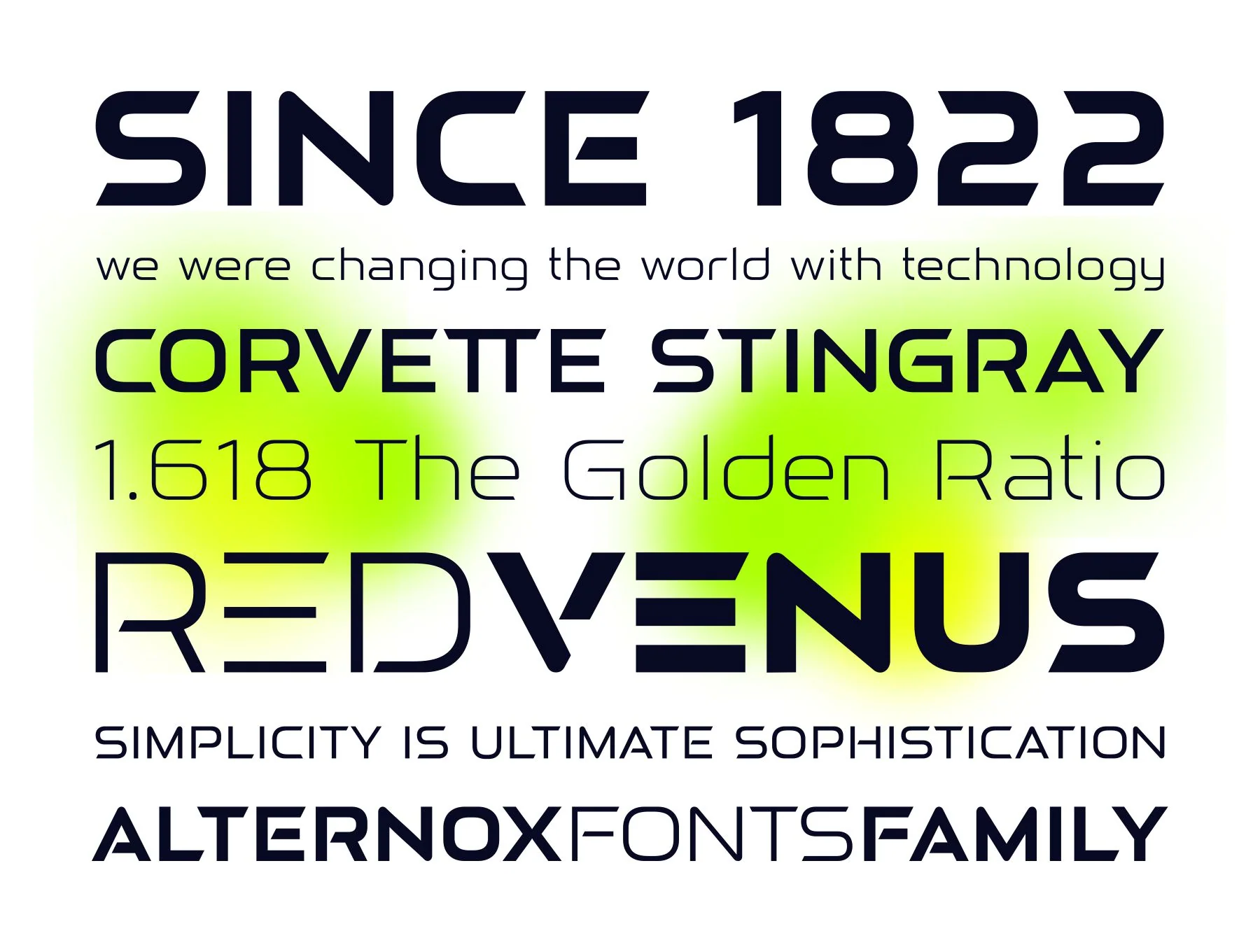 Alternox Fonts Family 4