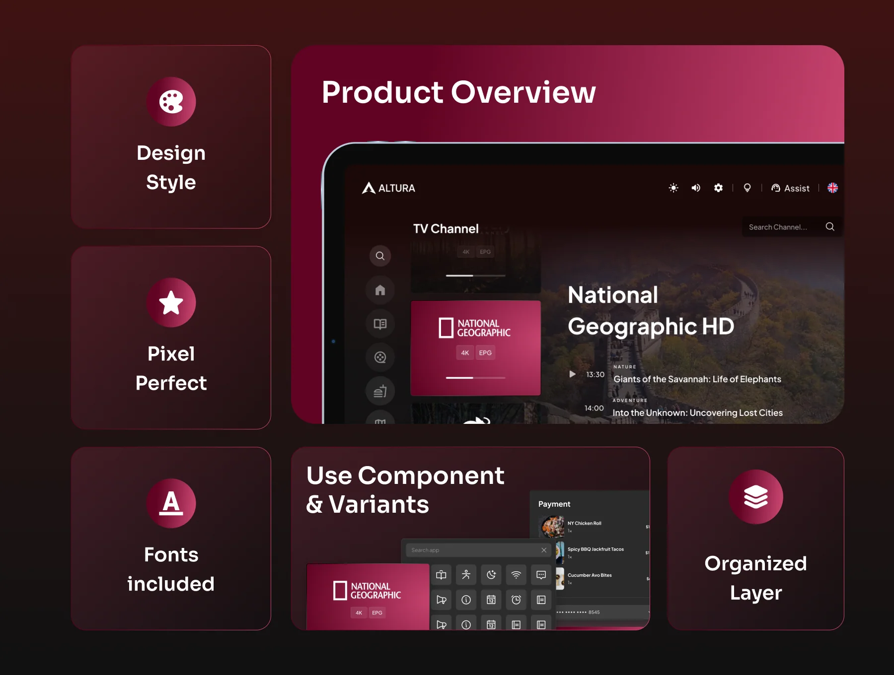 Altura - SAAS Entertainment Management UI Kit 3