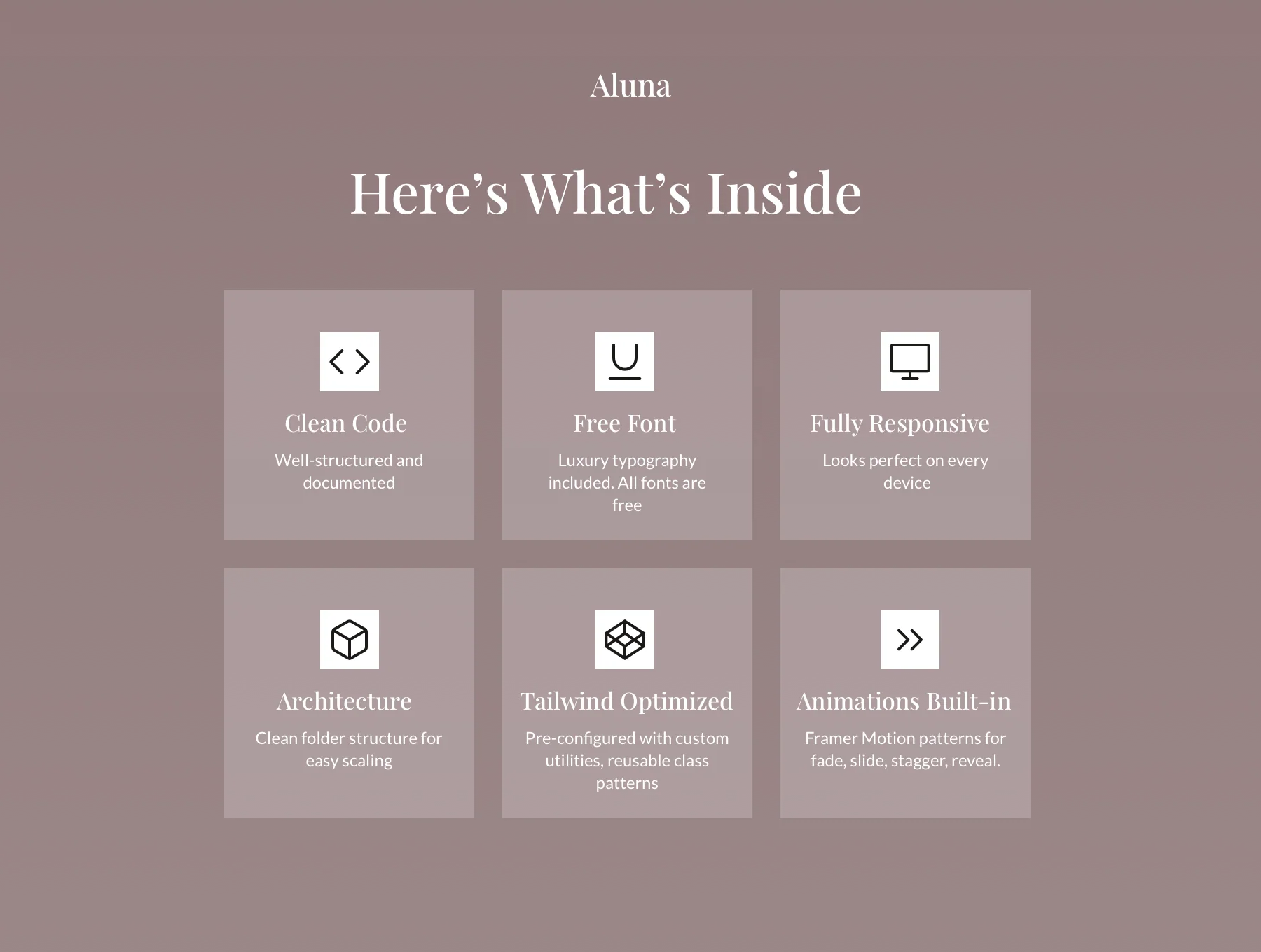 Aluna - Luxury Candle E-commerce Website Template 2