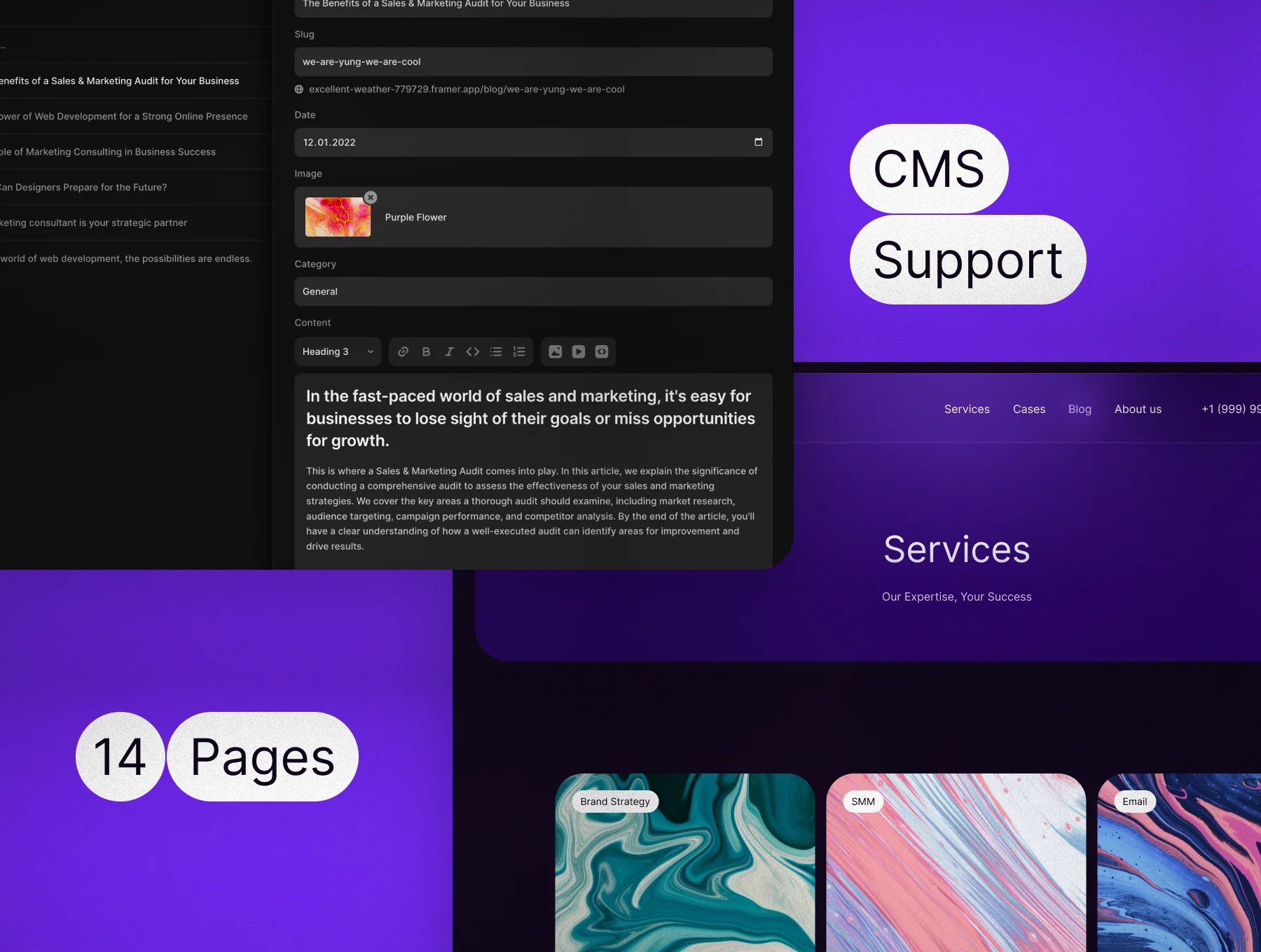 Amaset | Agency Website Template 5