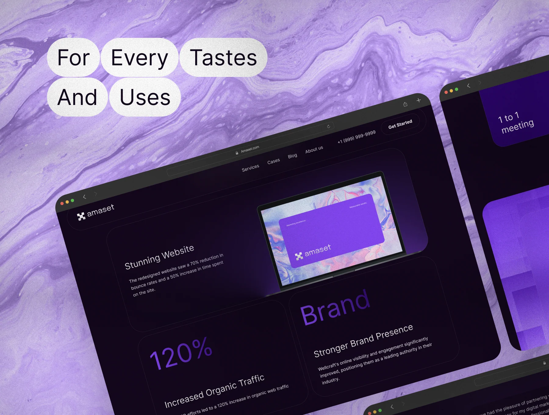 Amaset | Agency Website Template 8
